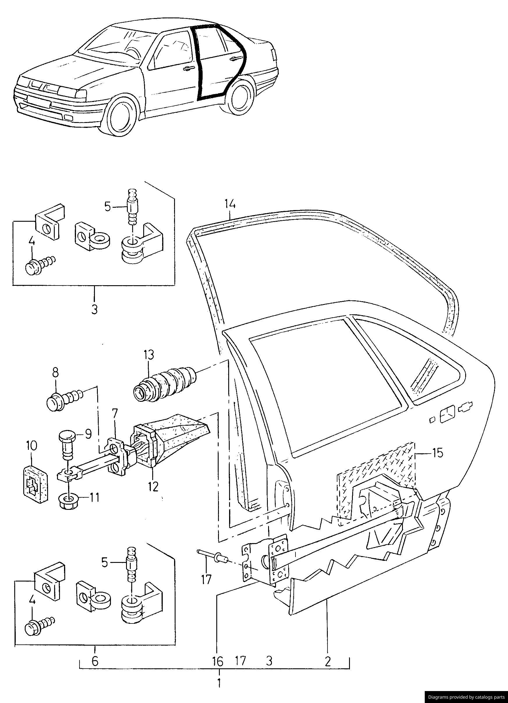 Car part diagram