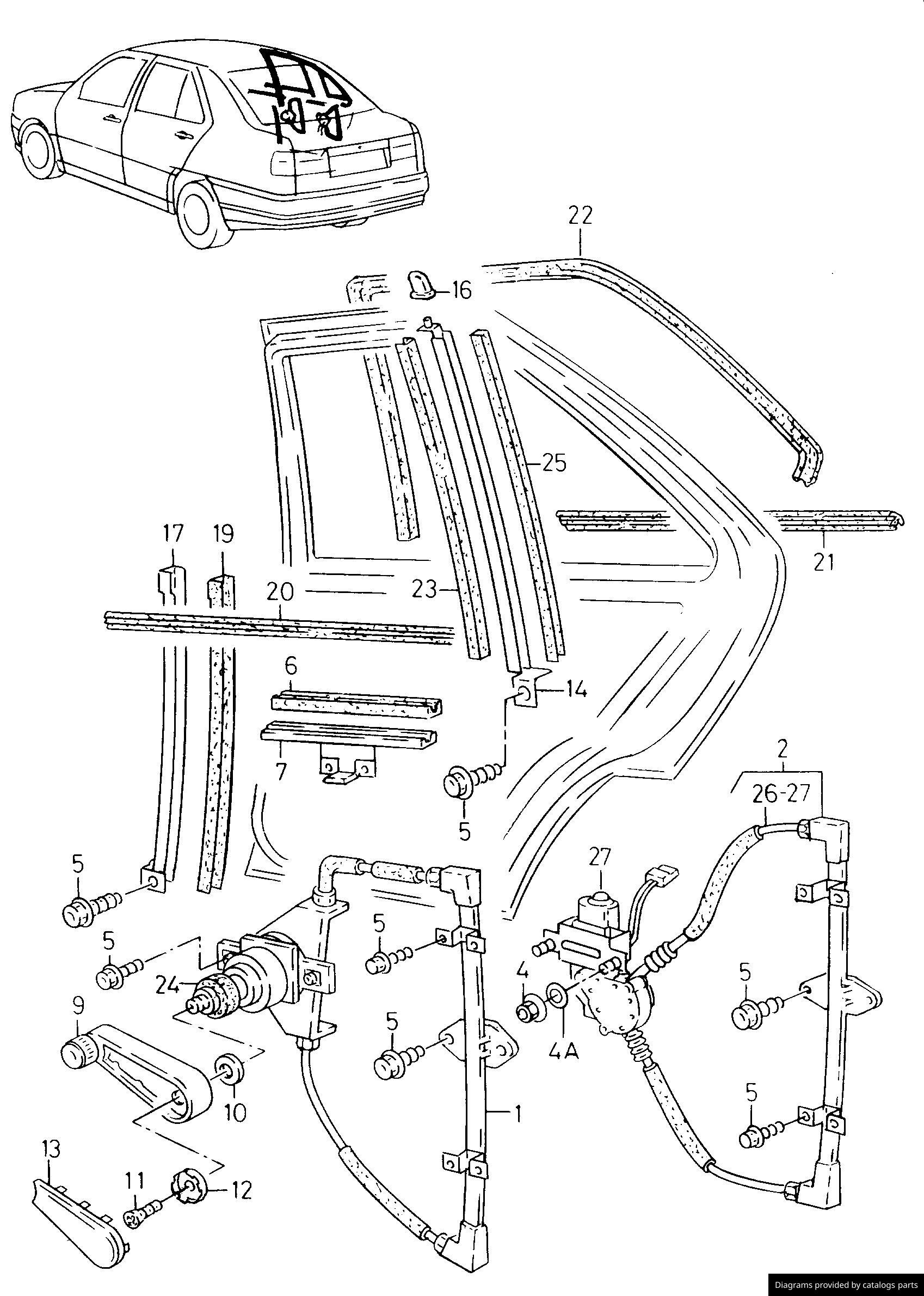 Car part diagram