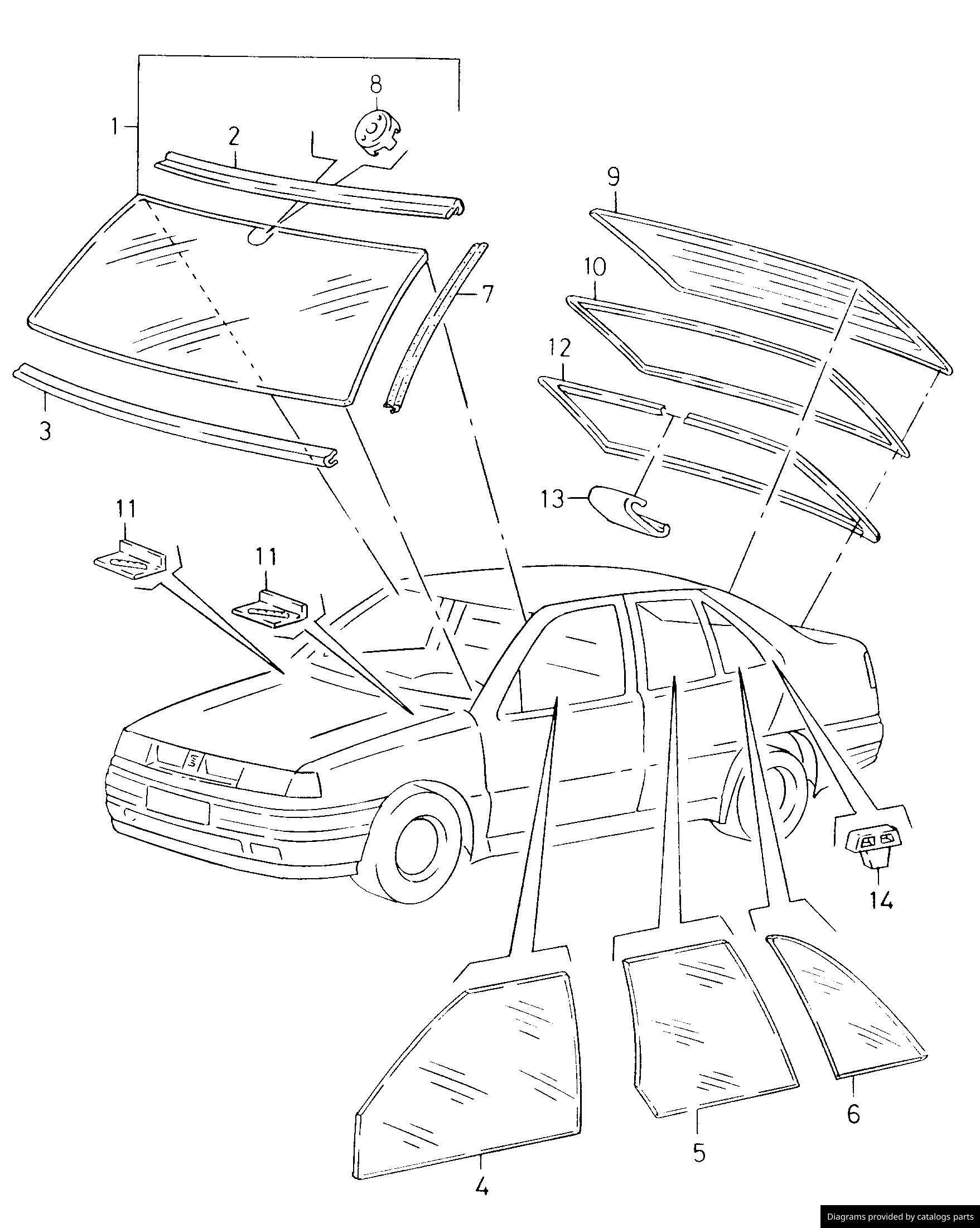 Car part diagram
