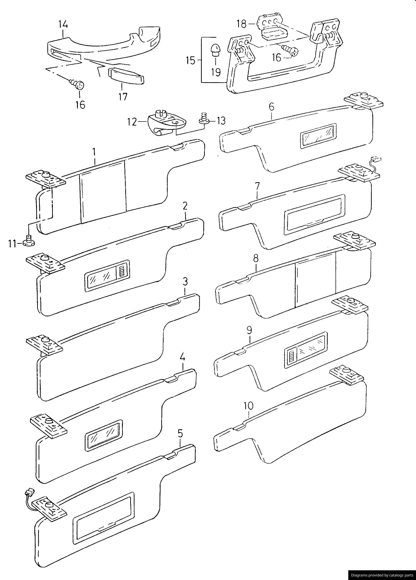 Car part diagram
