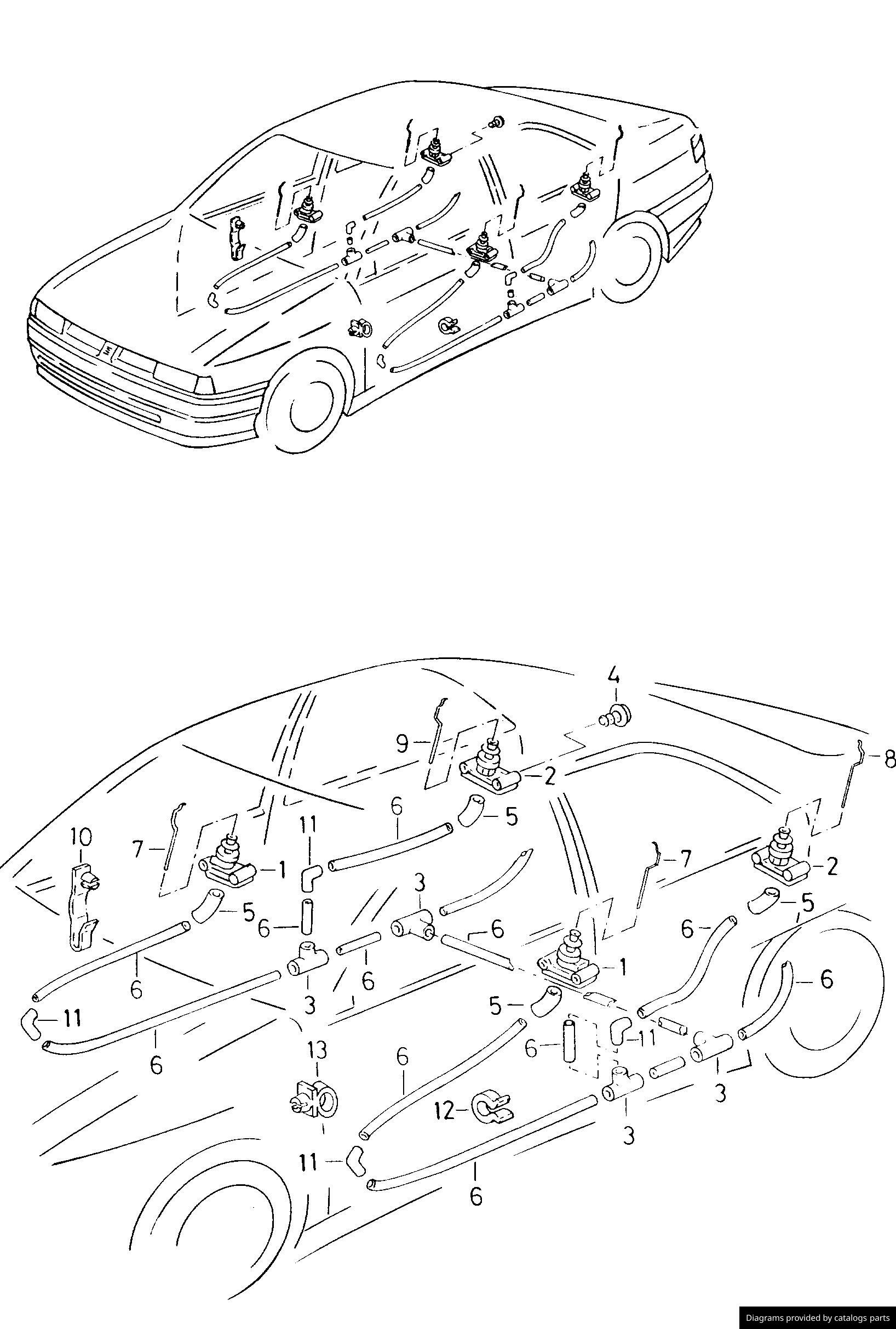 Car part diagram
