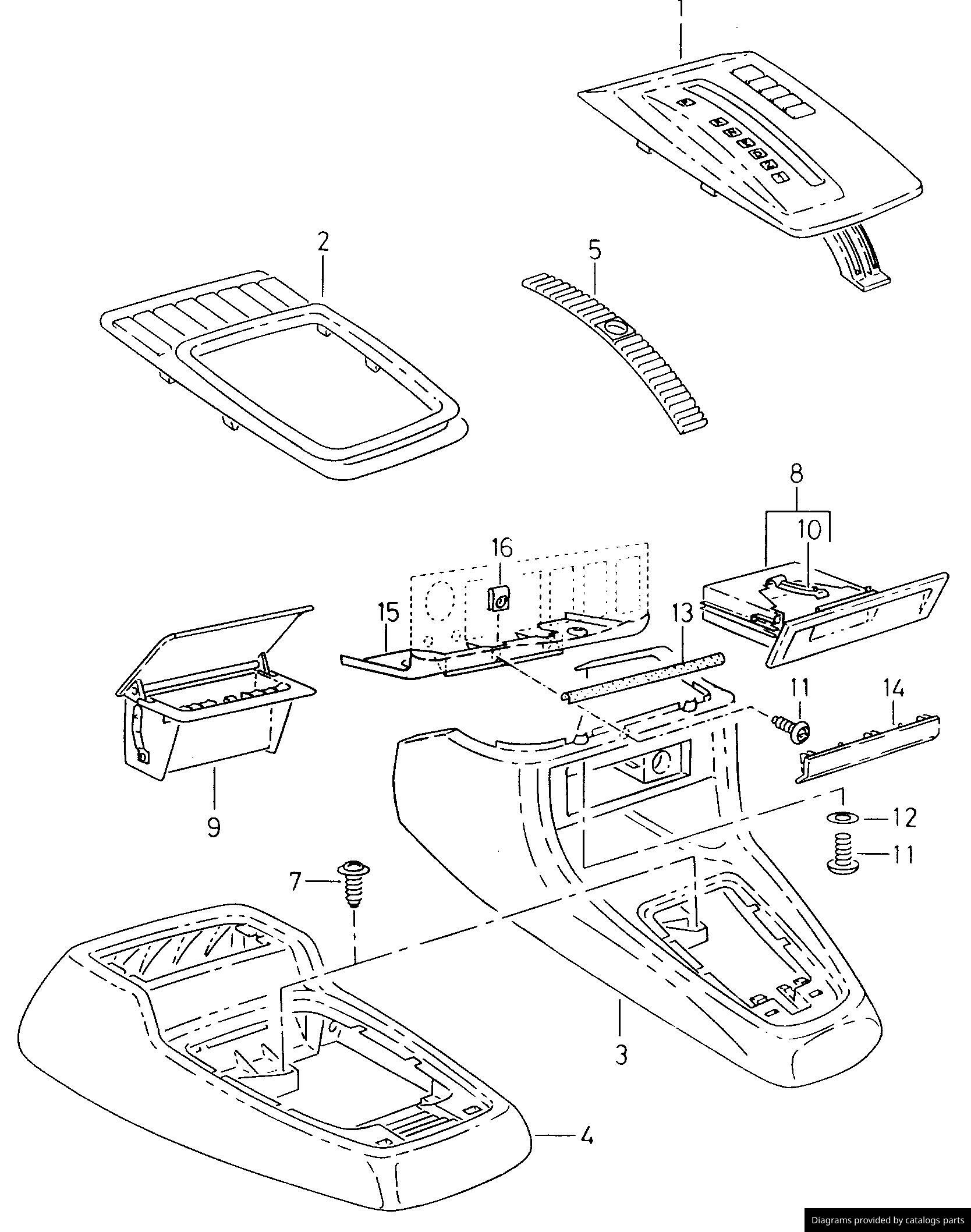 Car part diagram