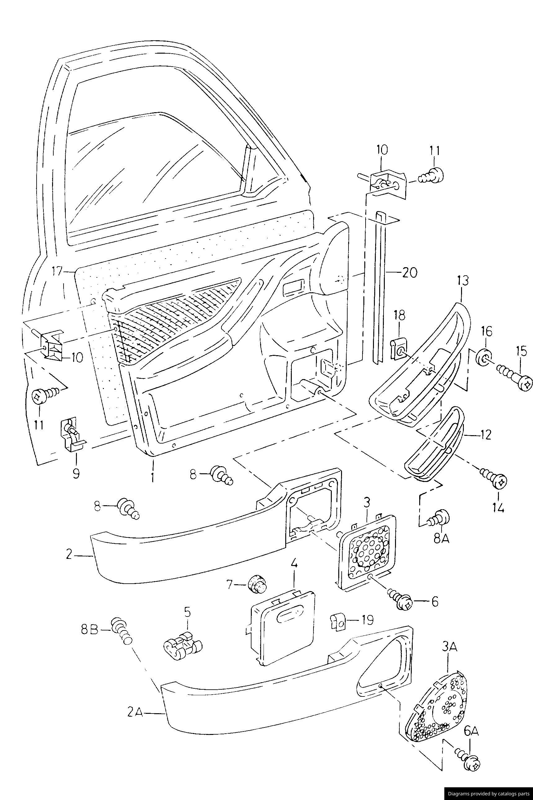 Car part diagram