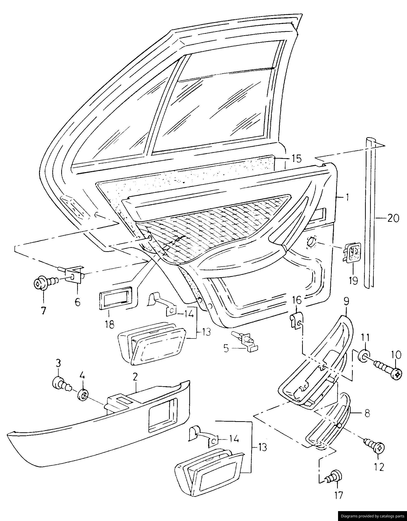 Car part diagram