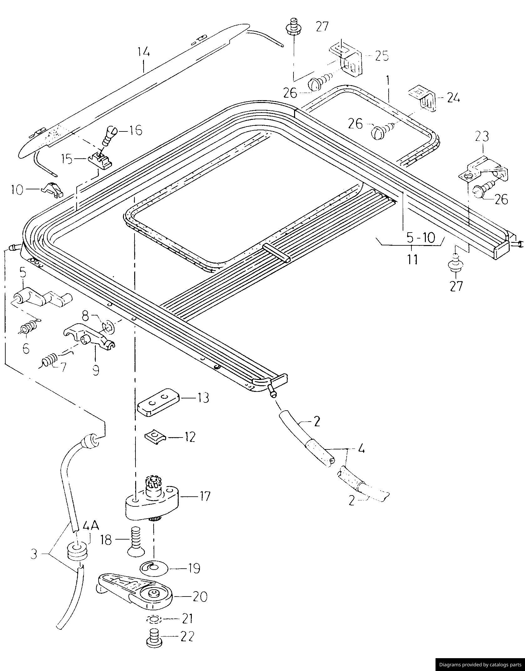 Car part diagram