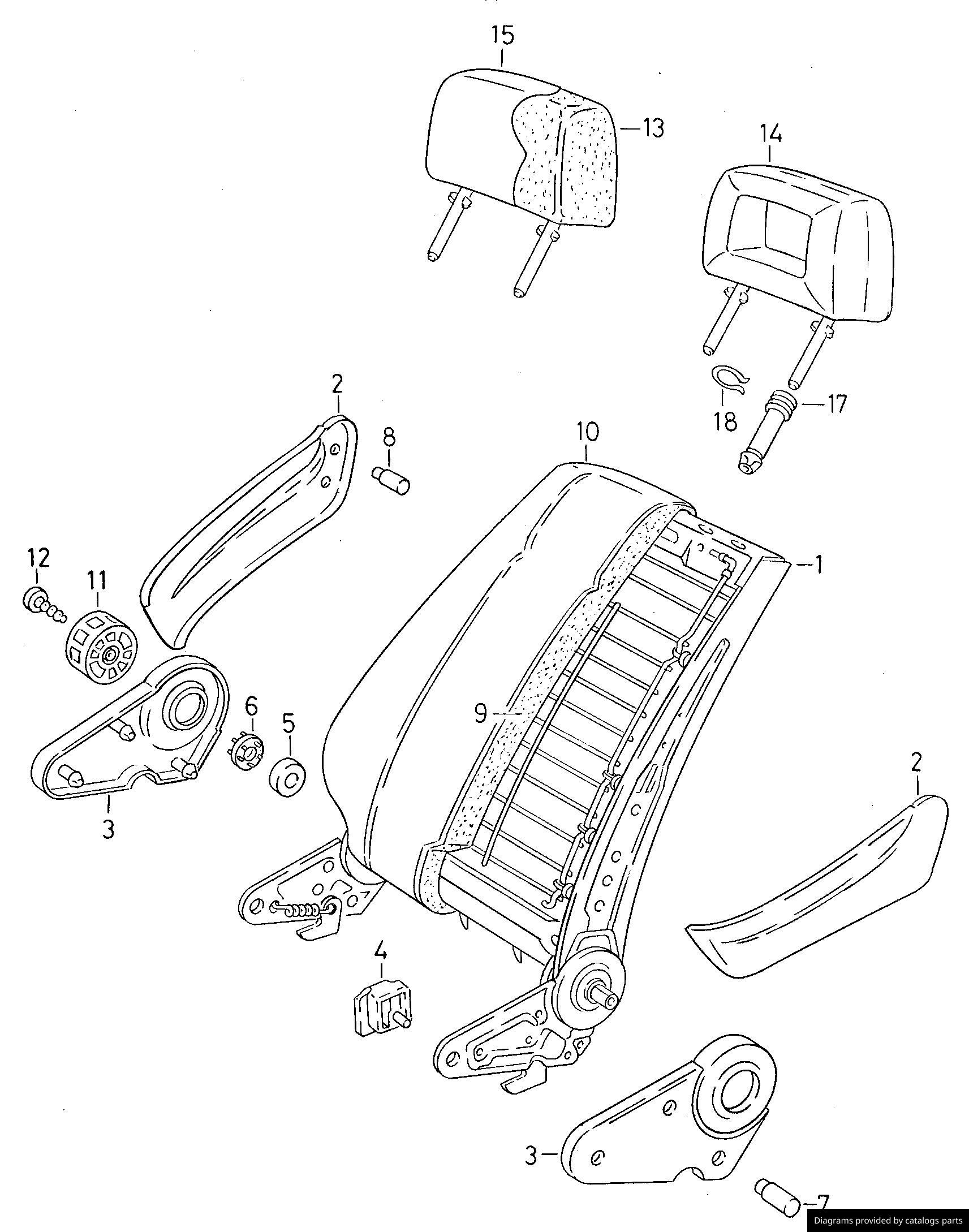 Car part diagram
