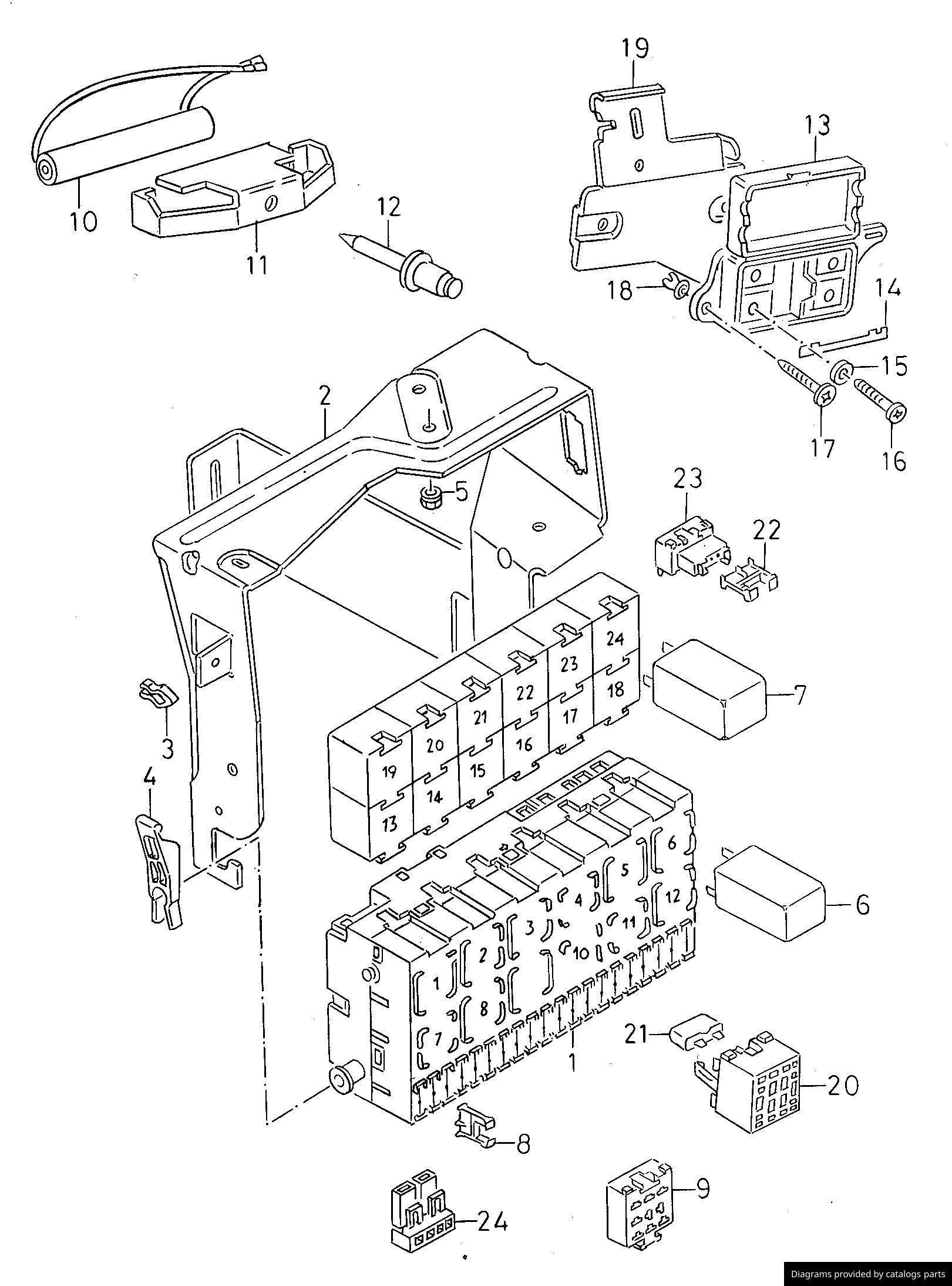 Car part diagram