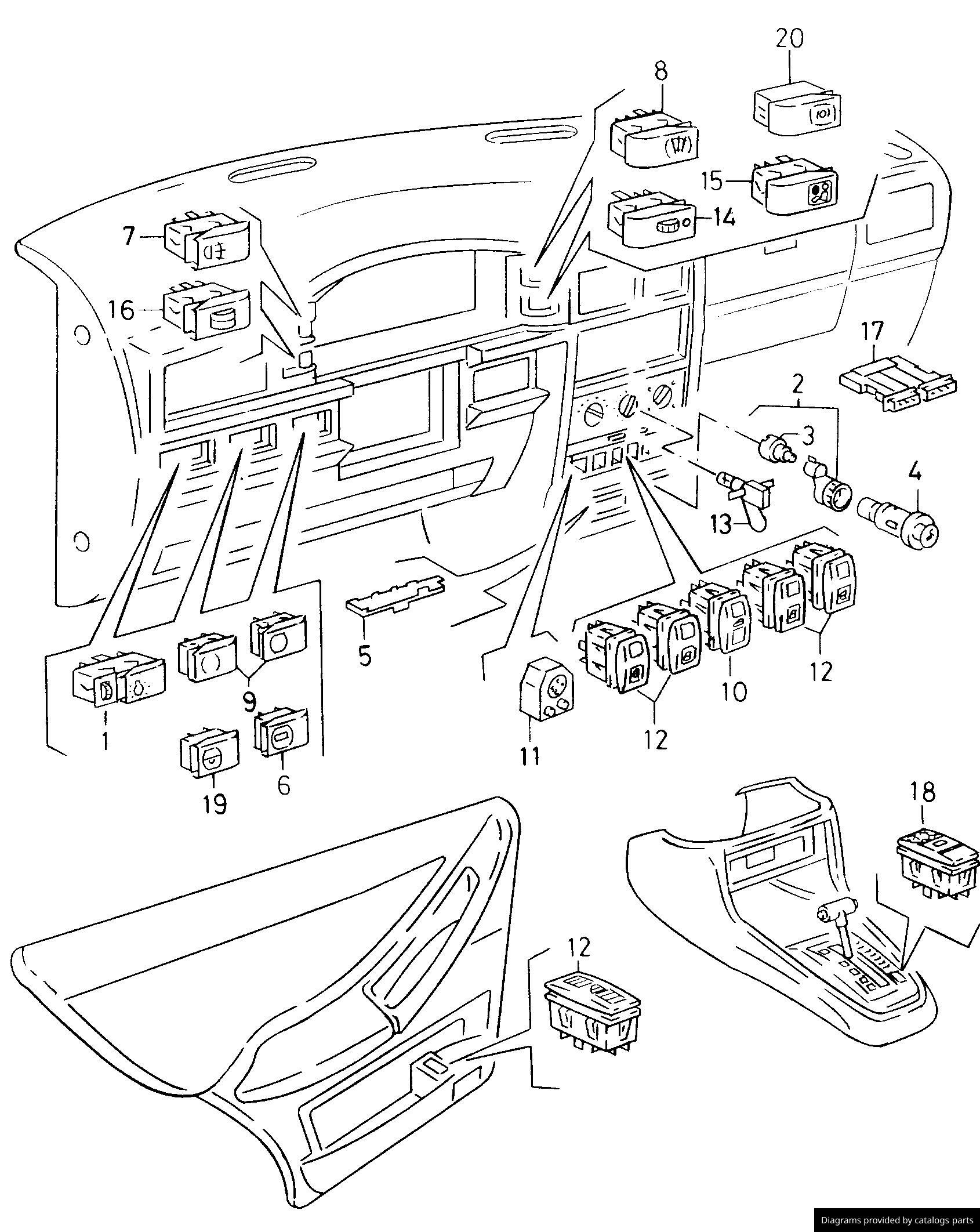 Car part diagram
