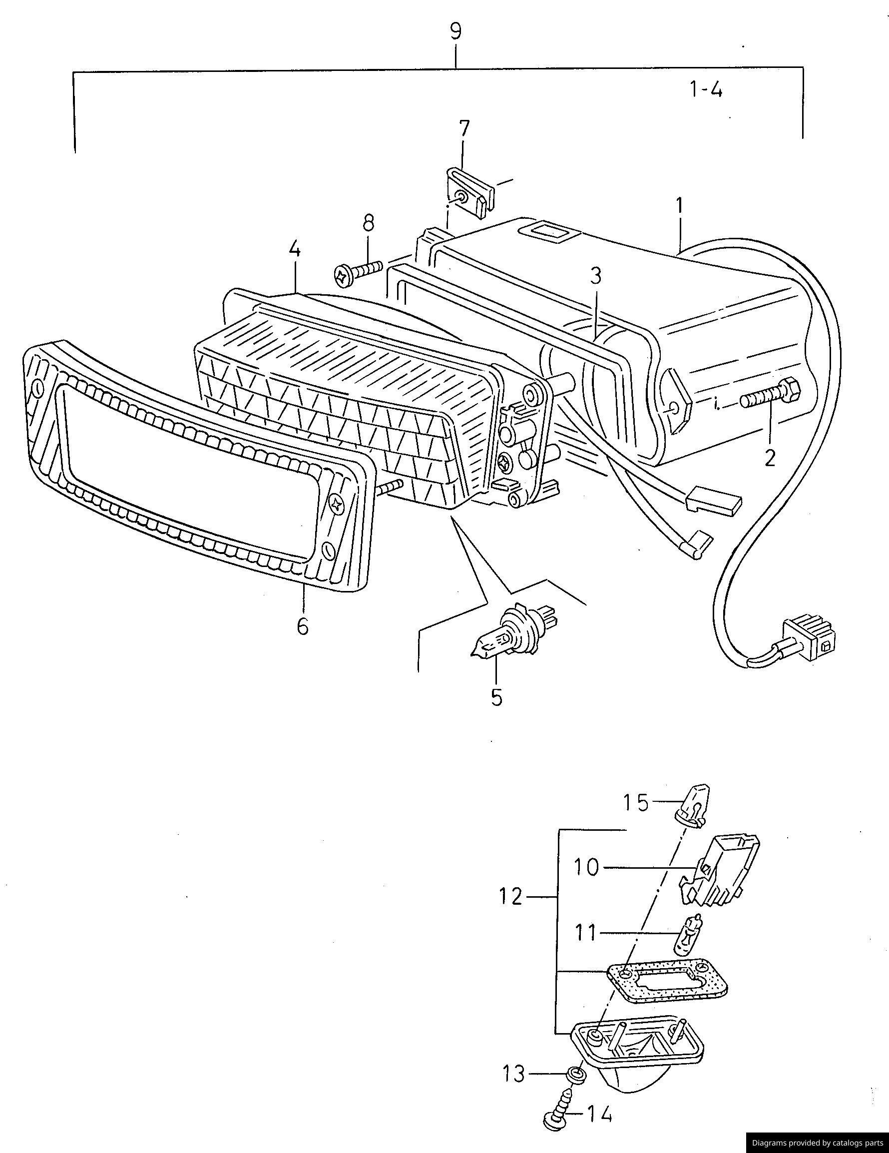Car part diagram