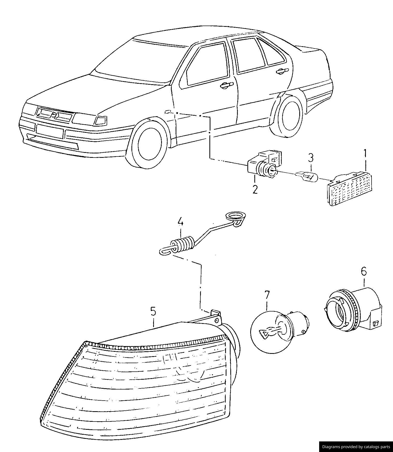 Car part diagram
