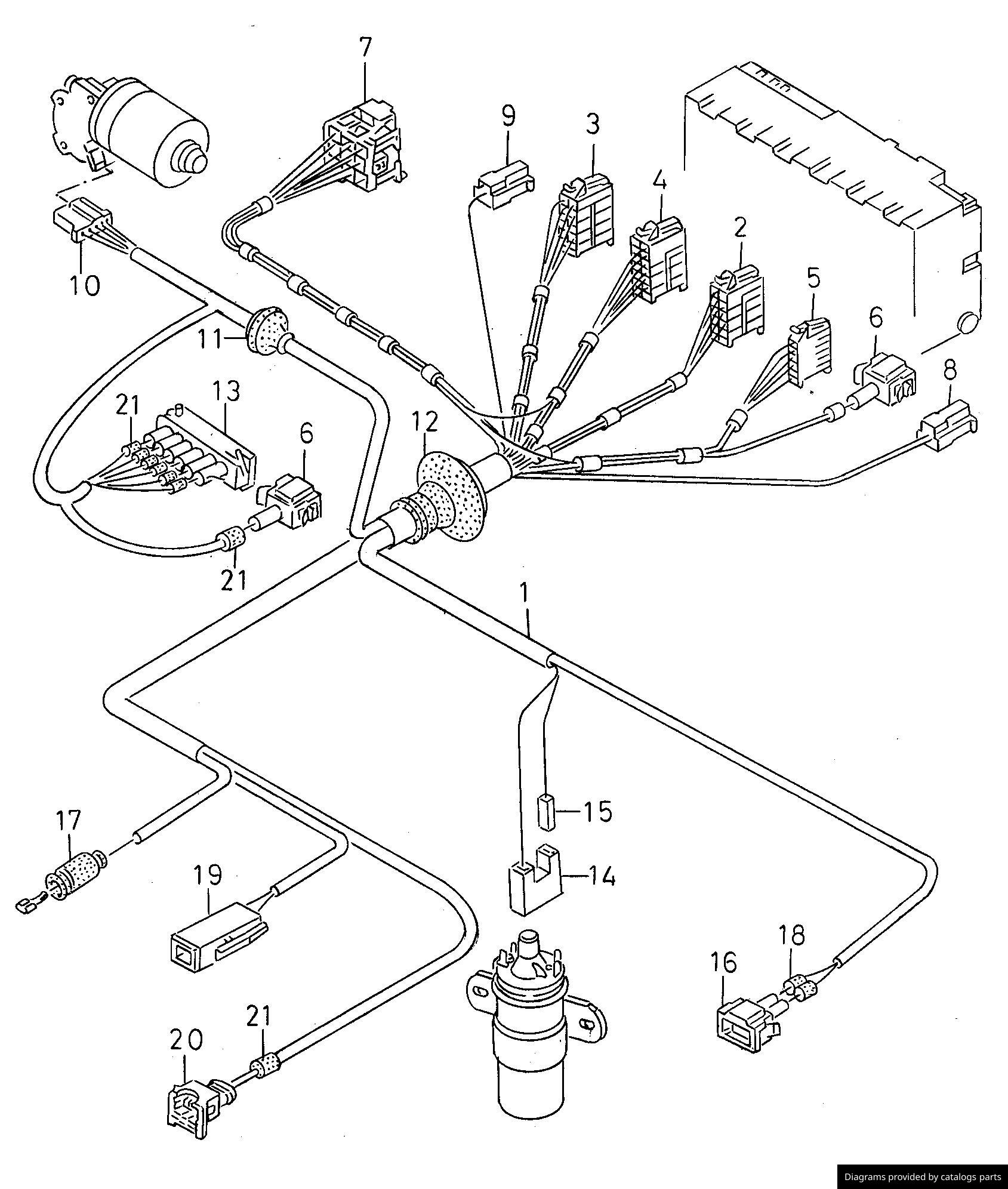 Car part diagram