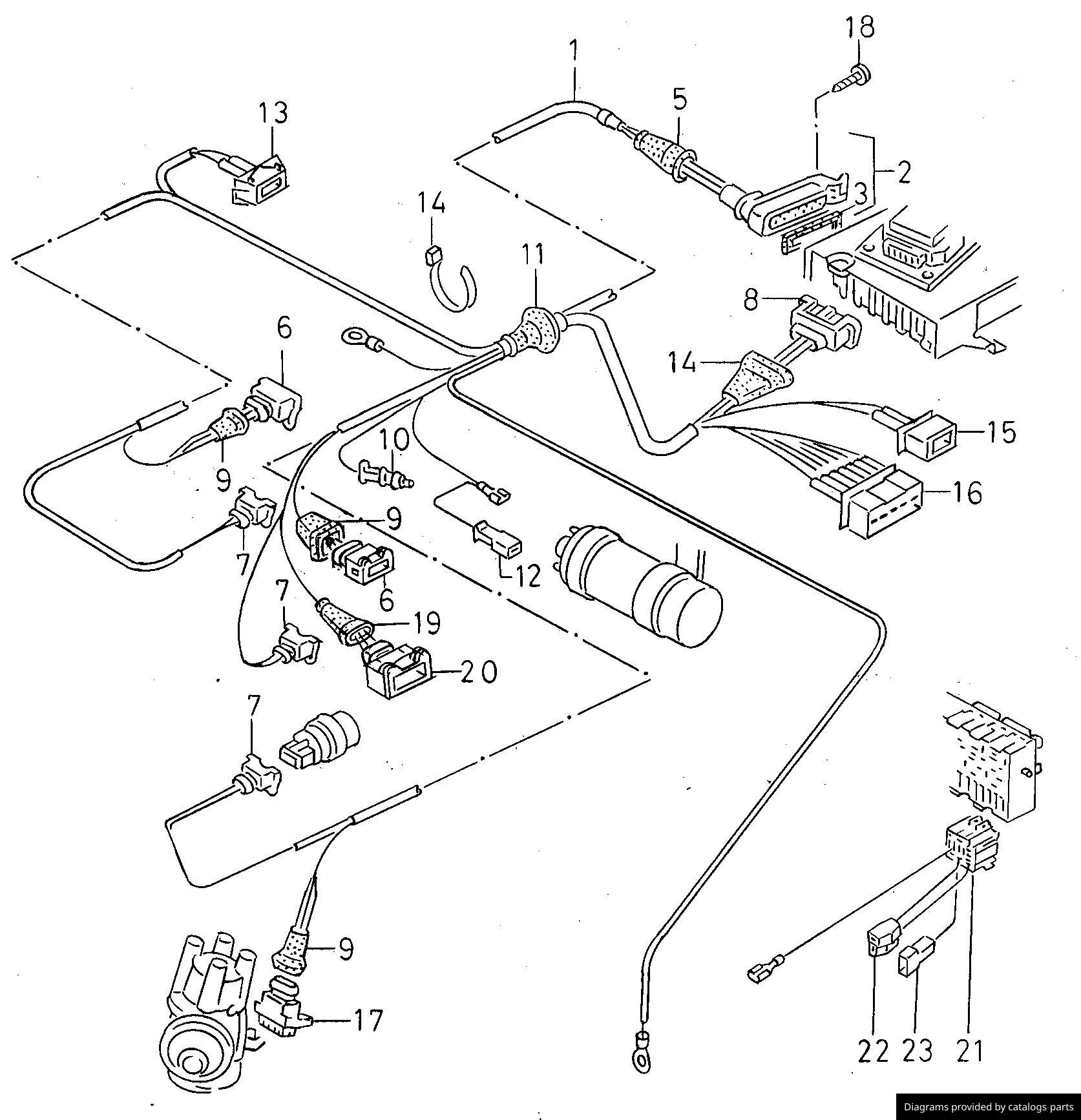 Car part diagram