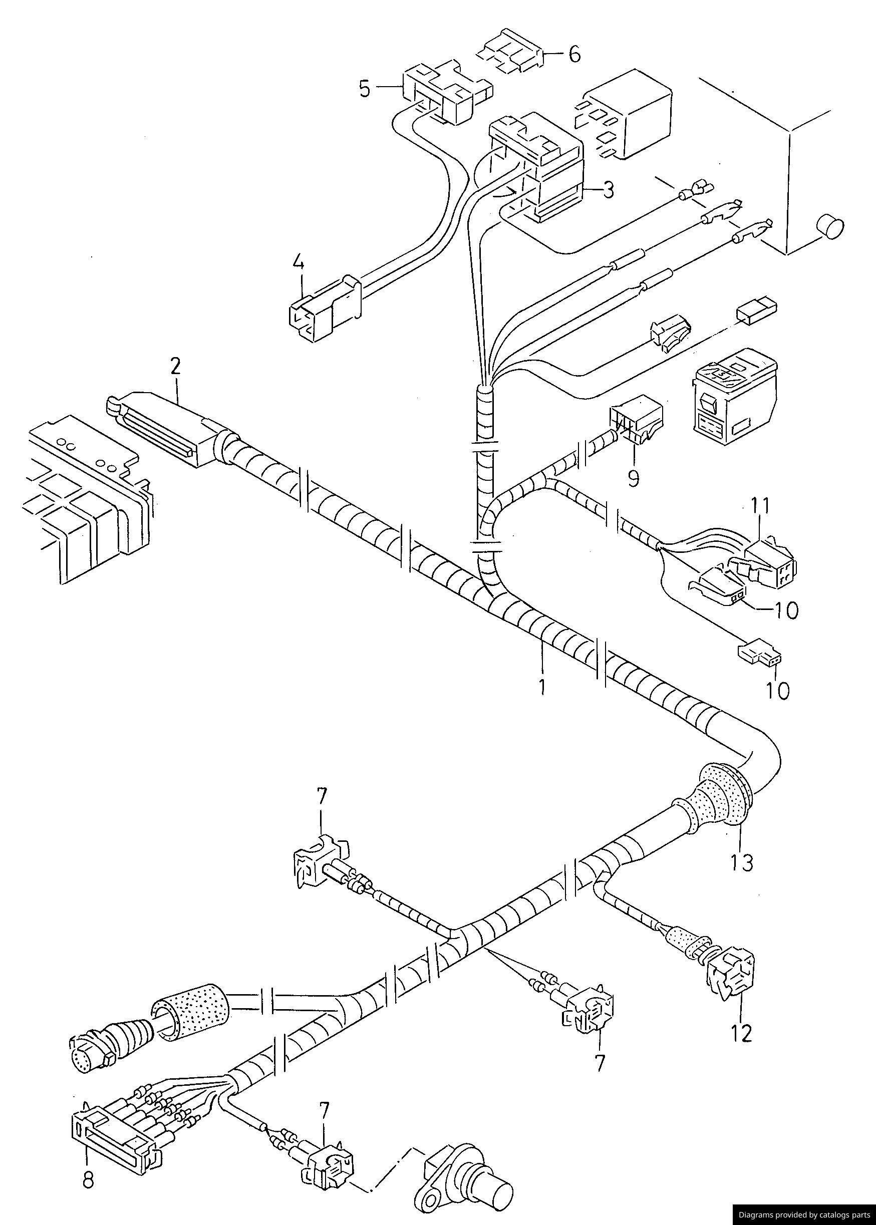Car part diagram
