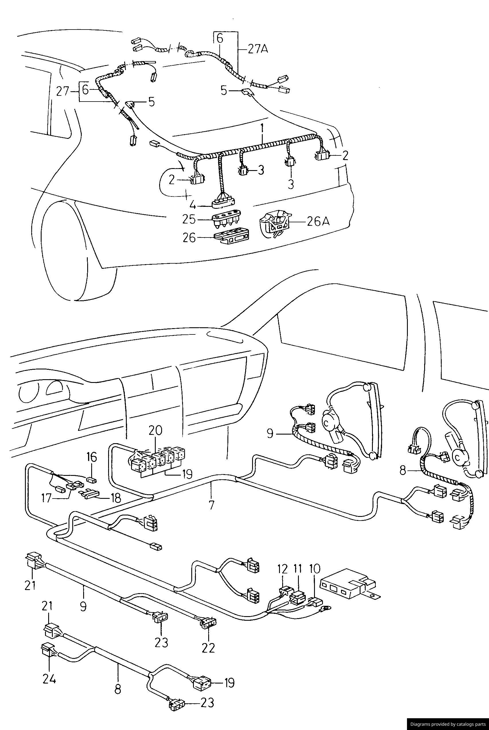 Car part diagram