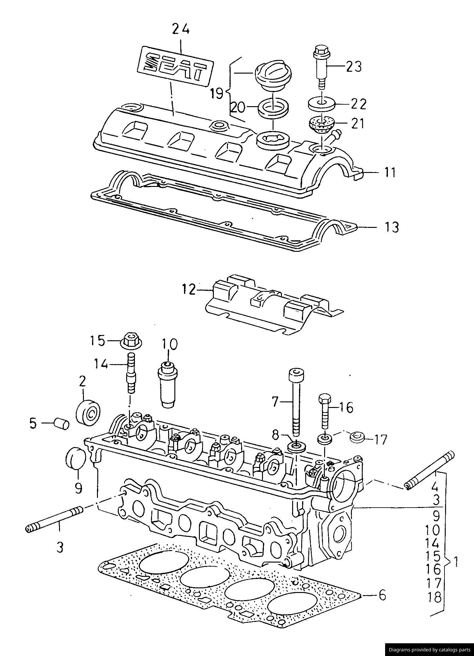 Car part diagram