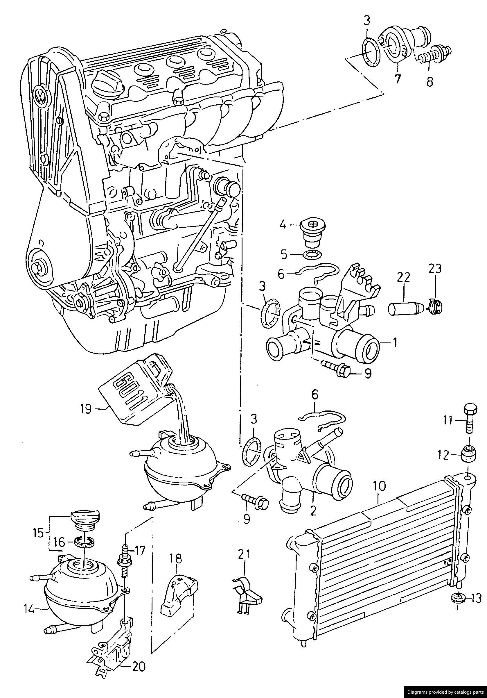 Car part diagram