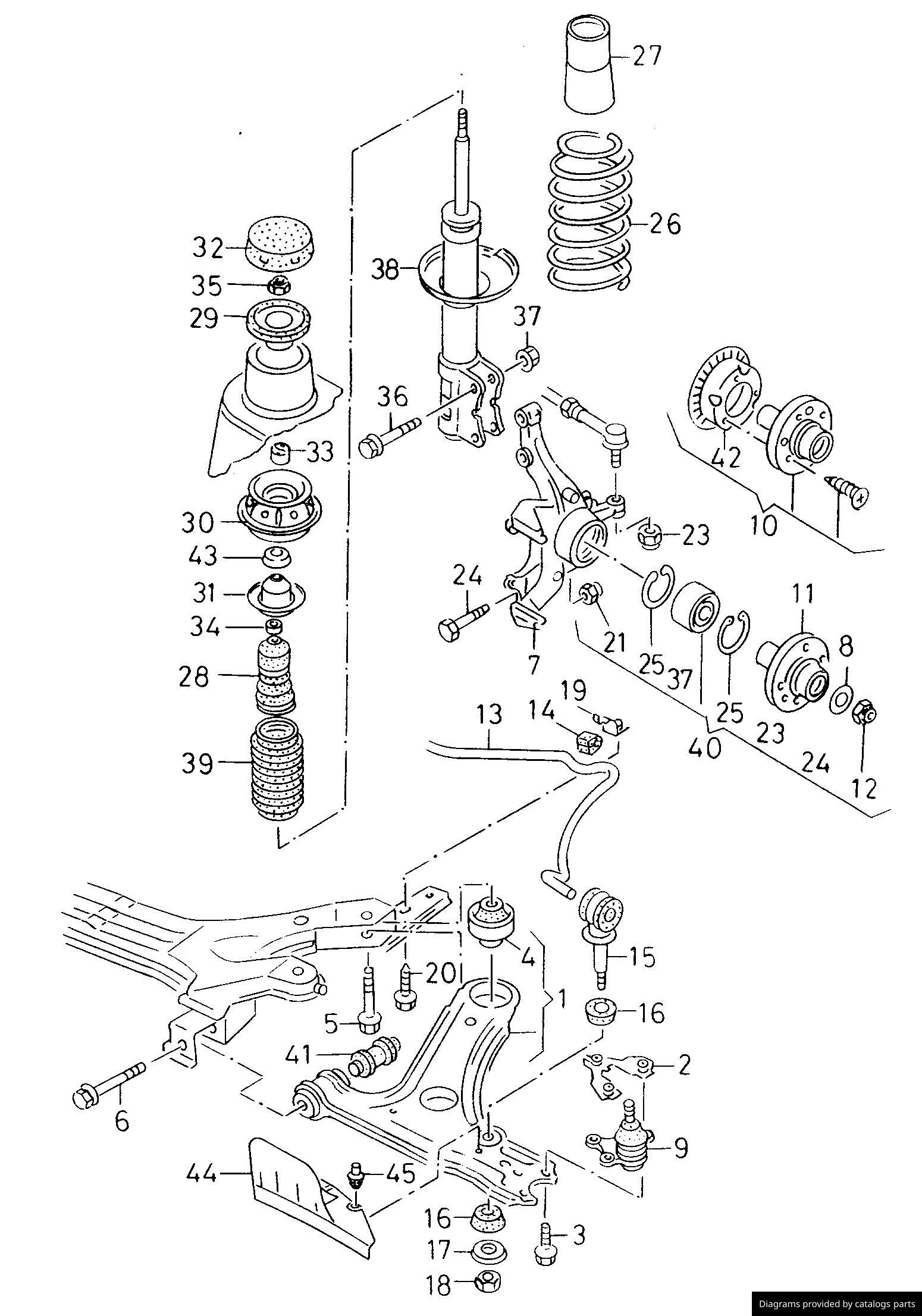 Car part diagram