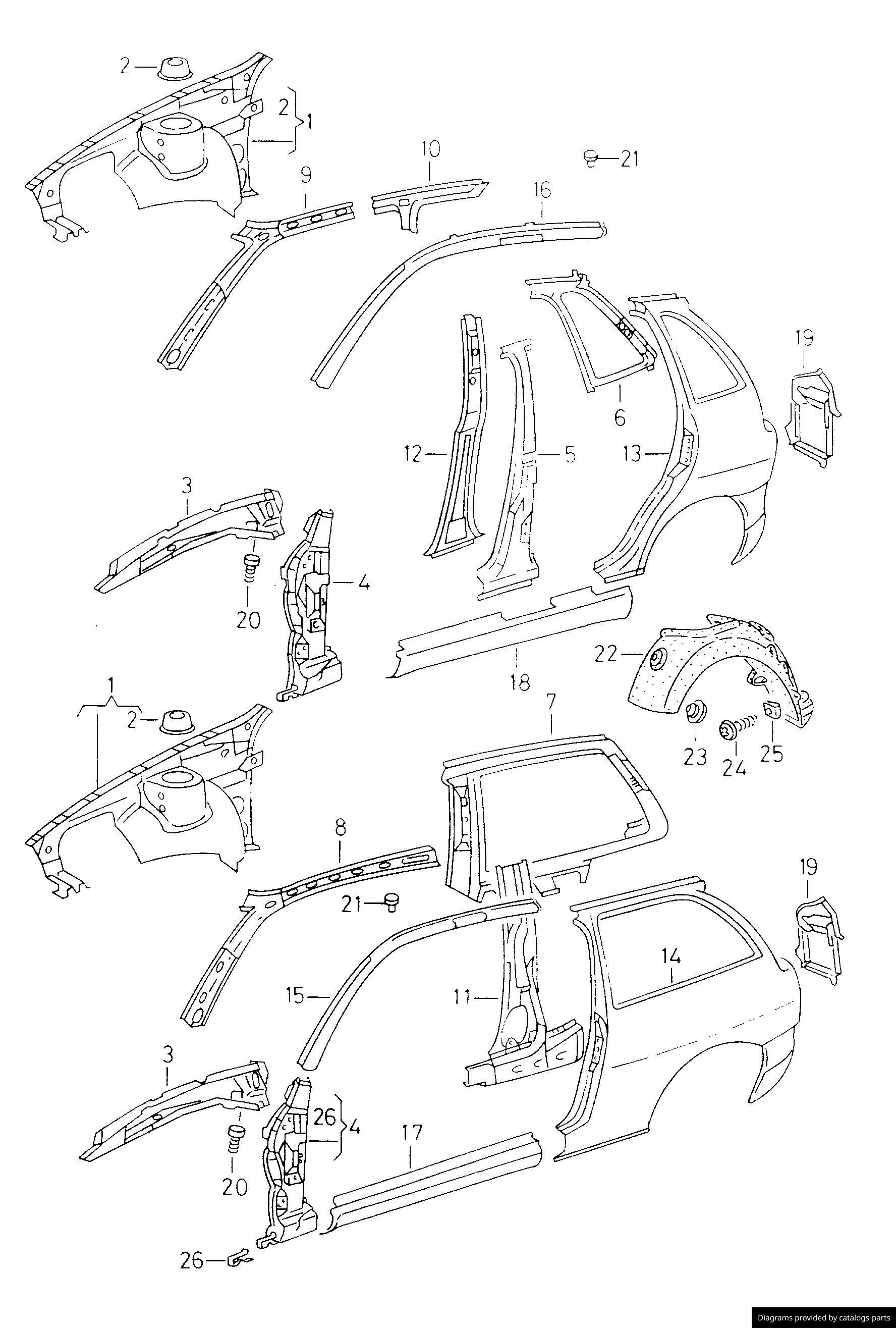Car part diagram