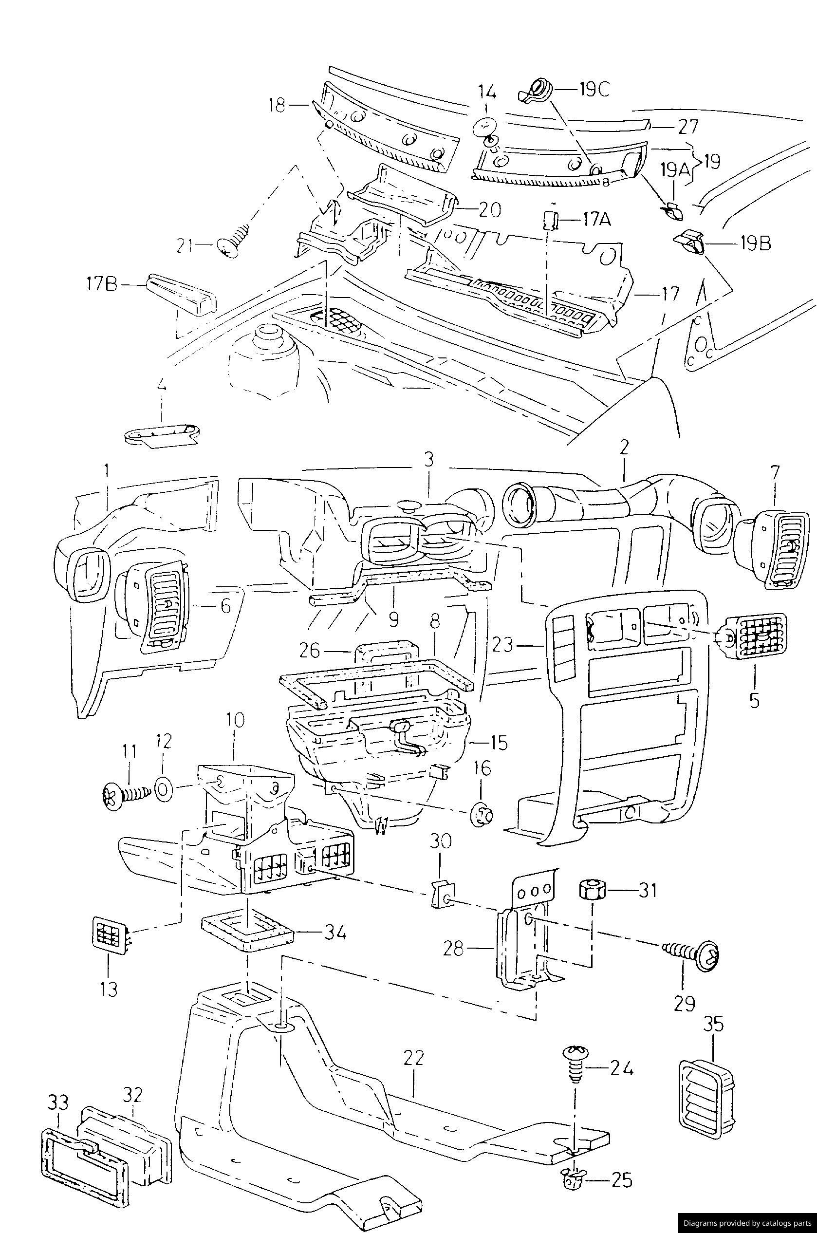 Car part diagram