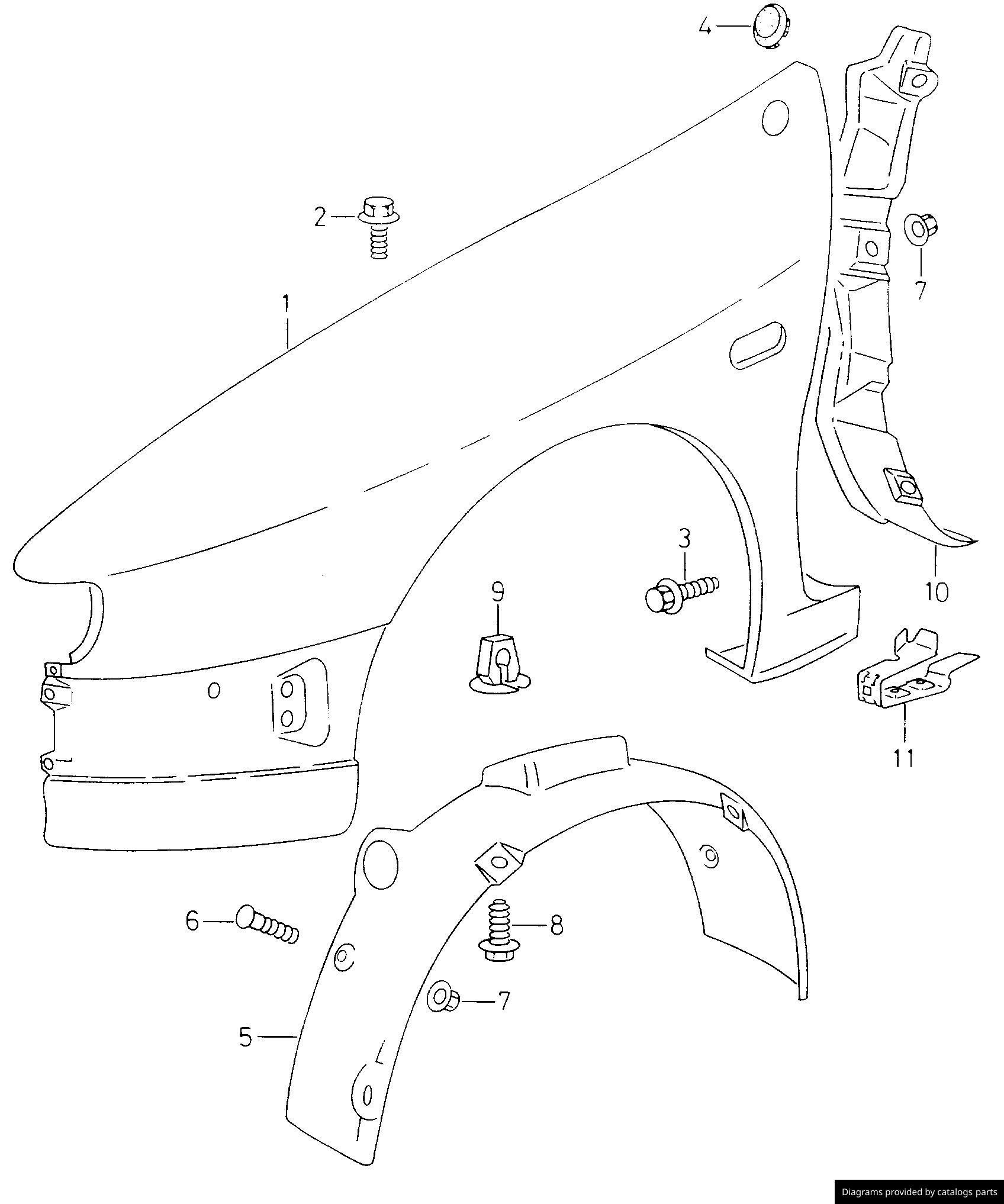 Car part diagram