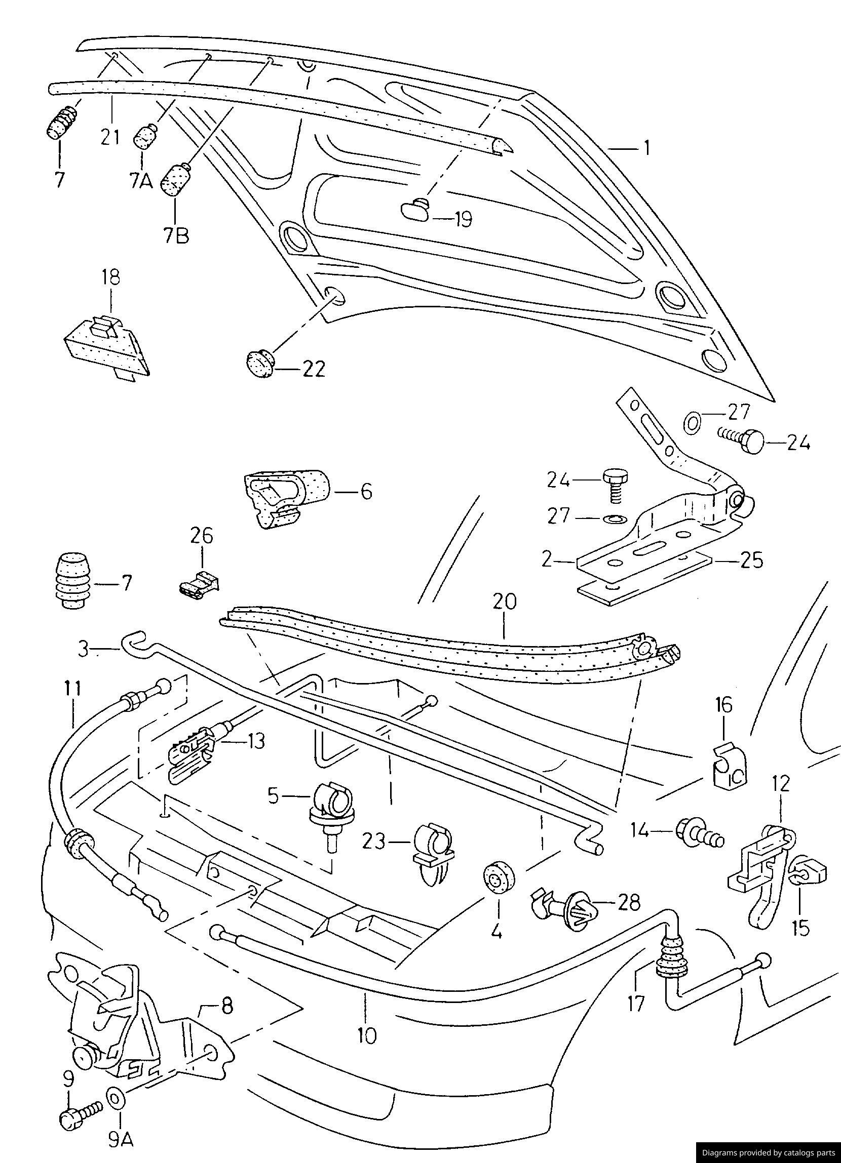 Car part diagram
