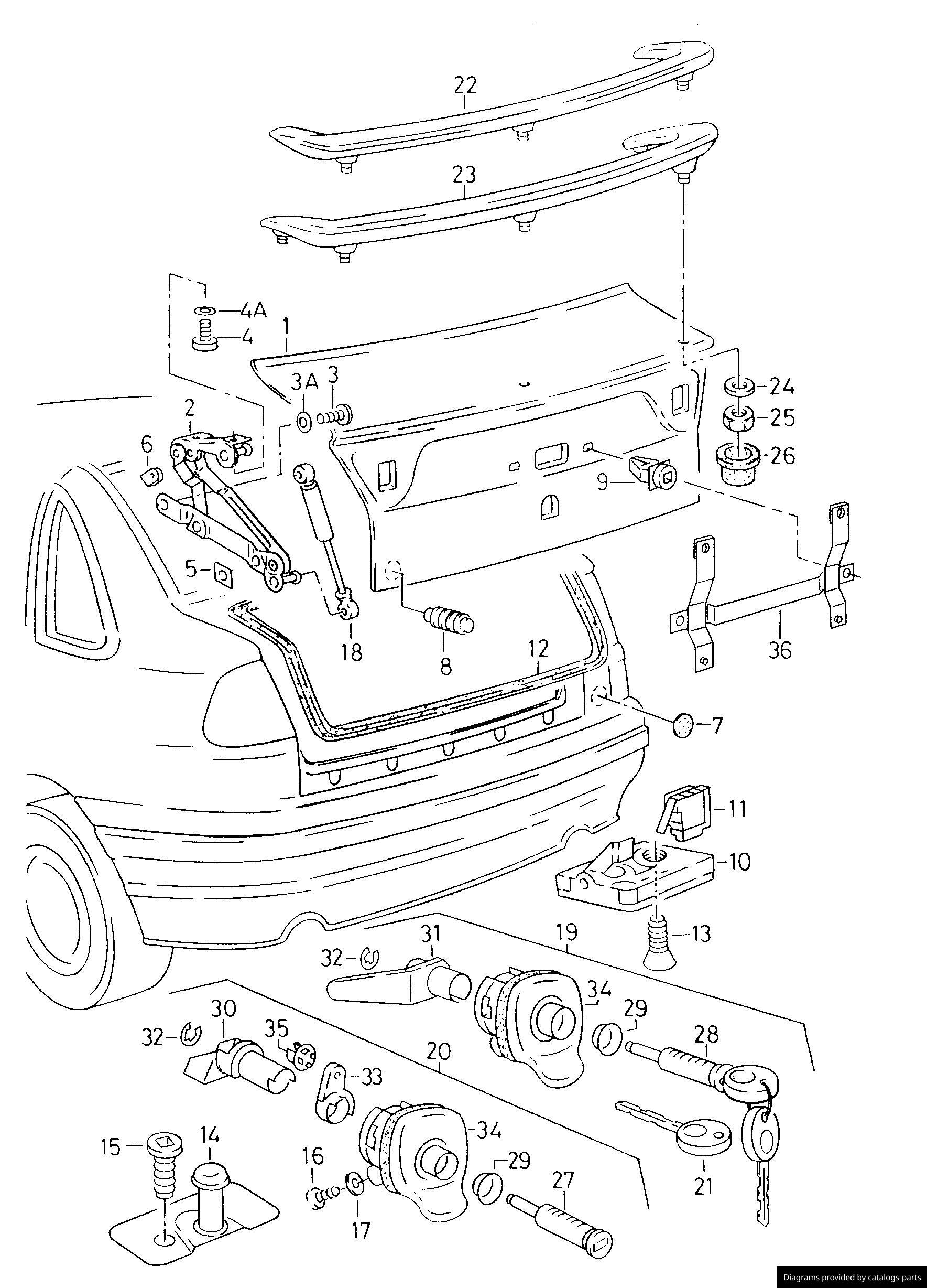 Car part diagram