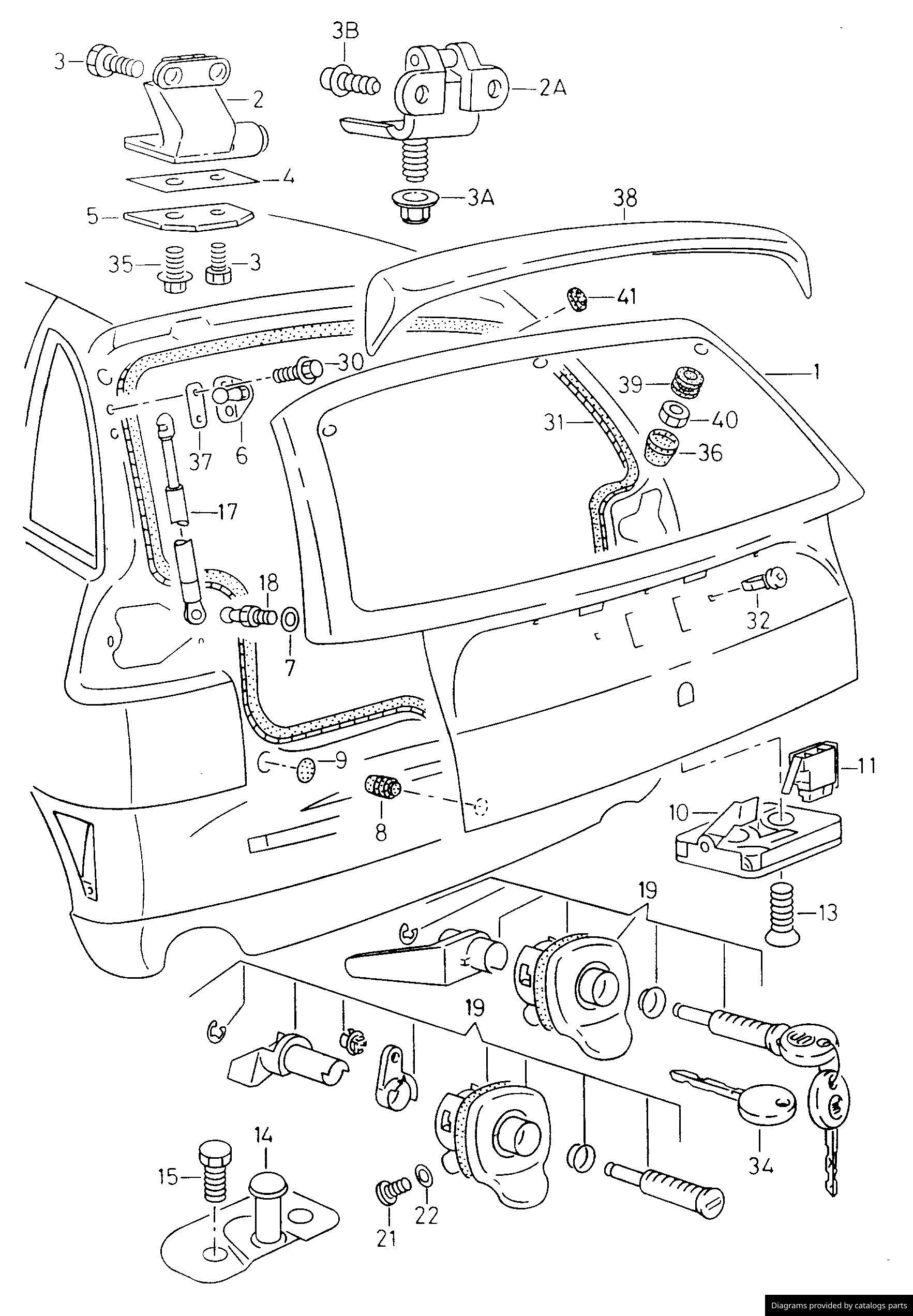 Car part diagram