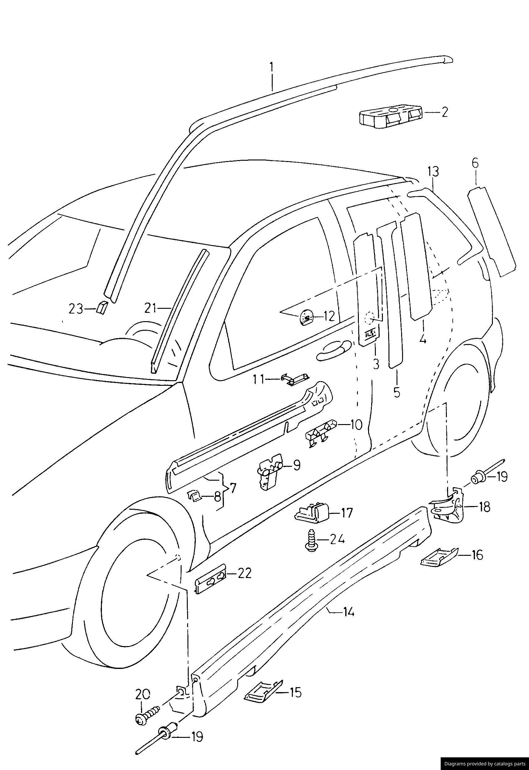Car part diagram