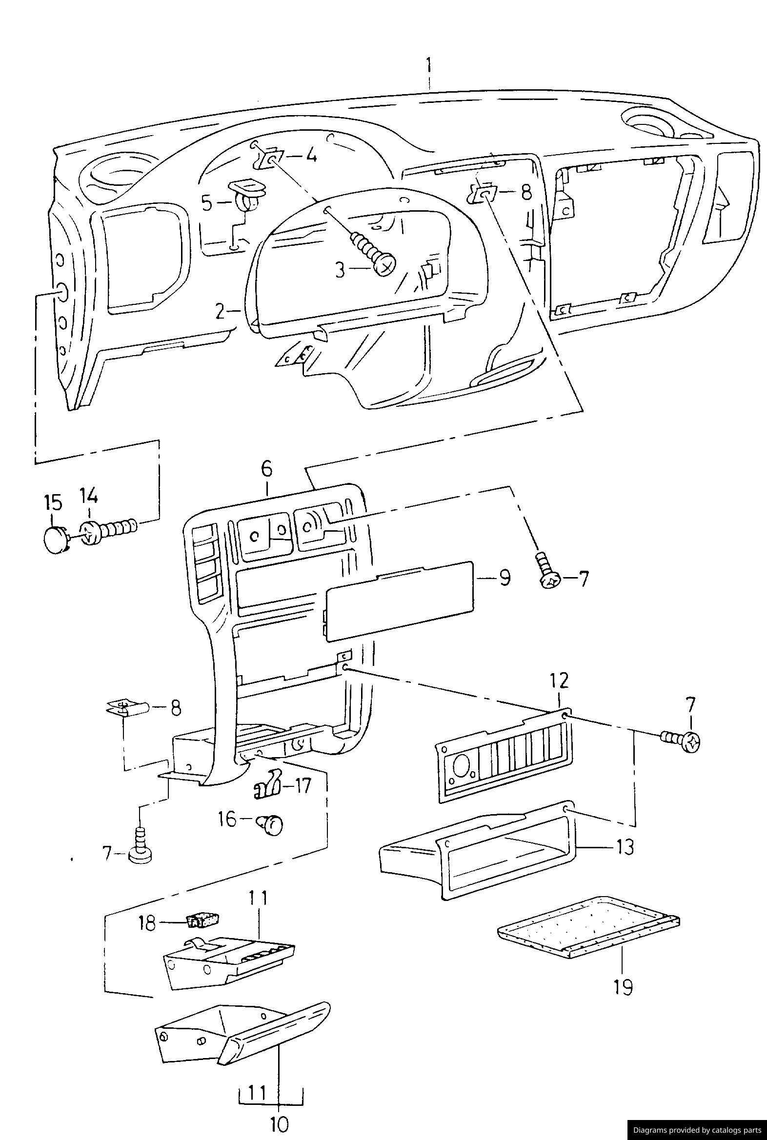 Car part diagram