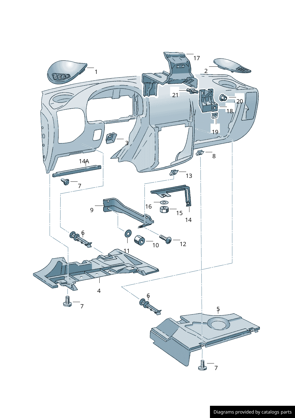 Car part diagram