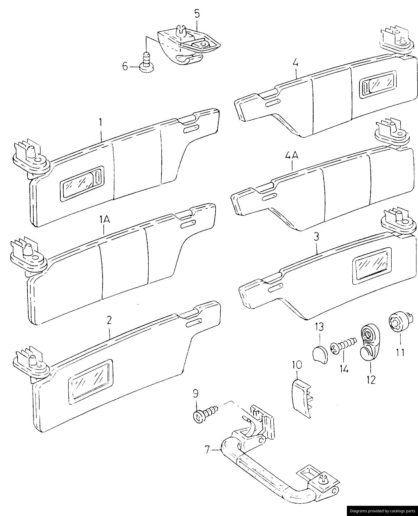 Car part diagram