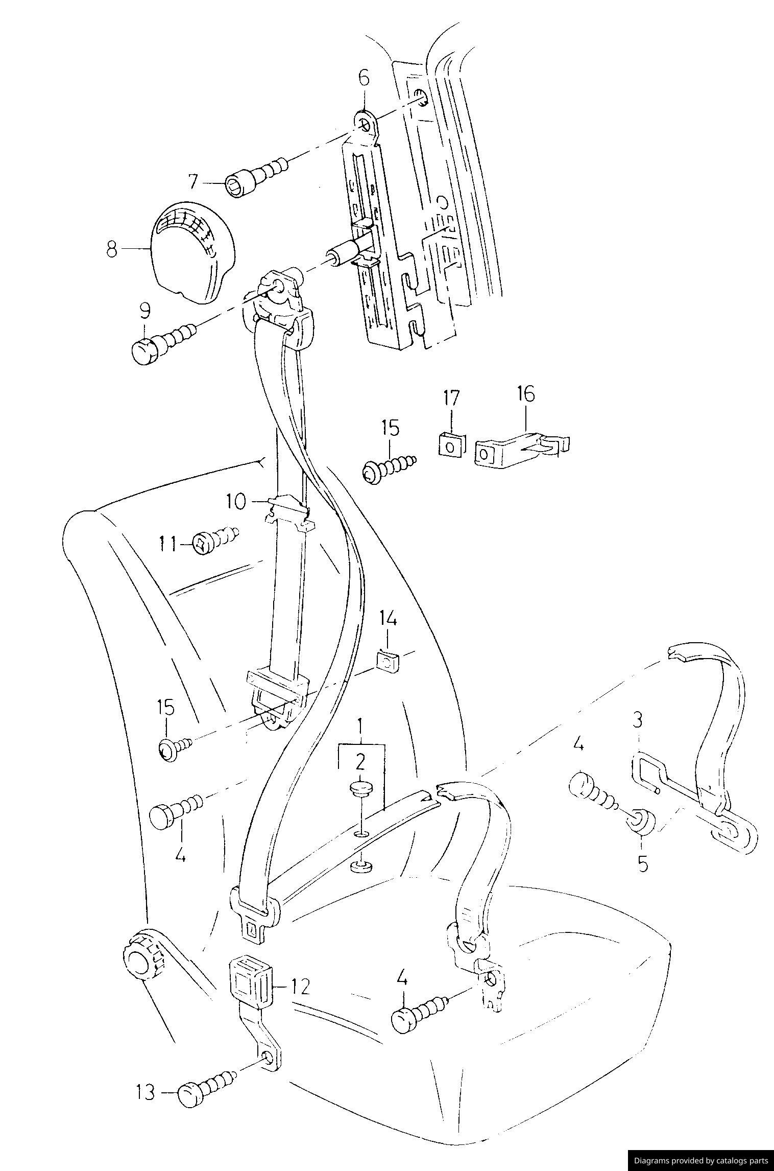 Car part diagram