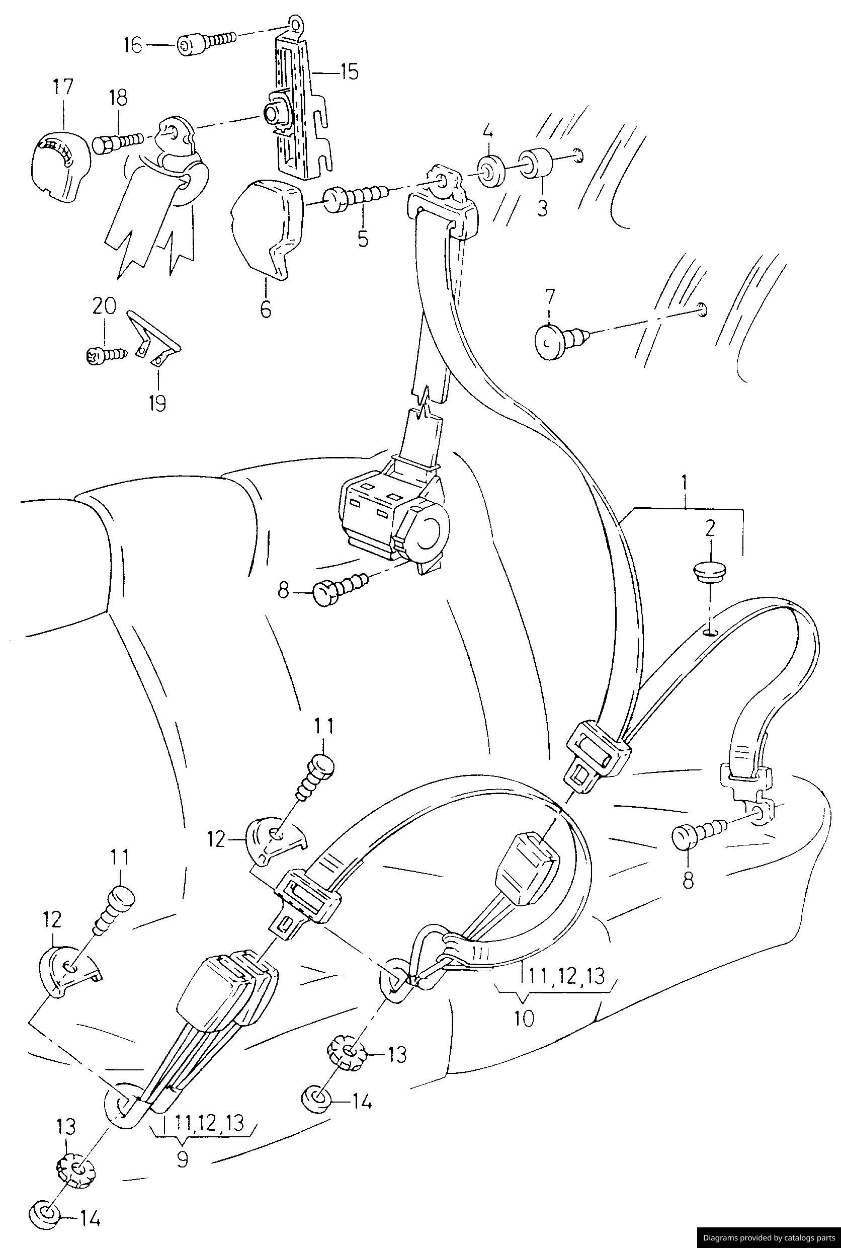 Car part diagram