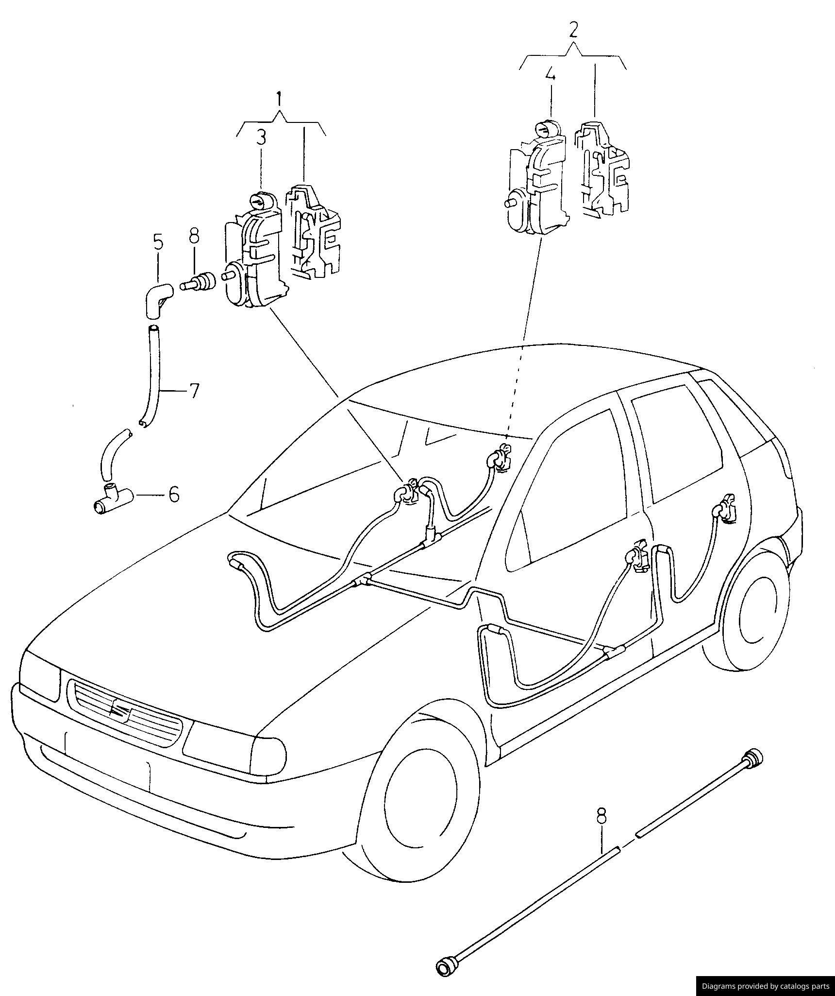 Car part diagram