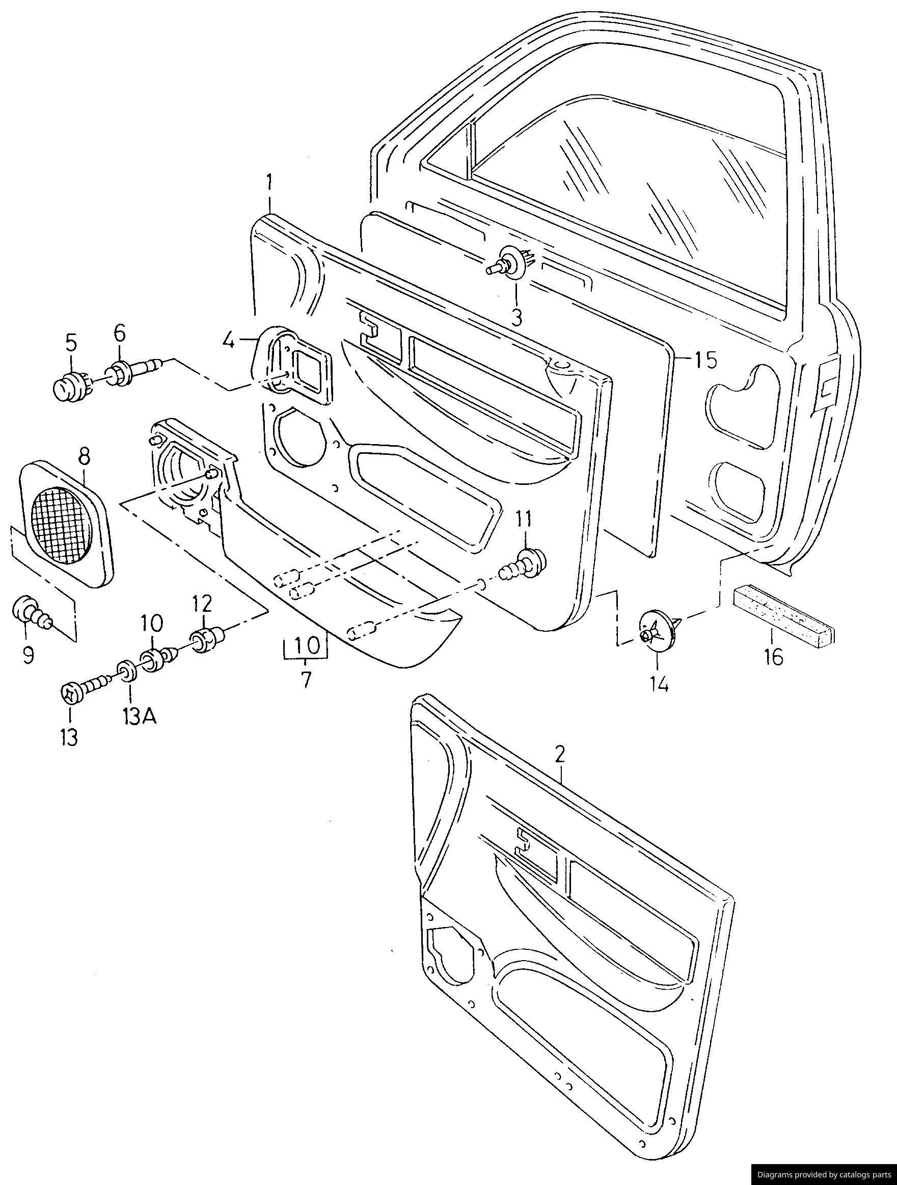 Car part diagram