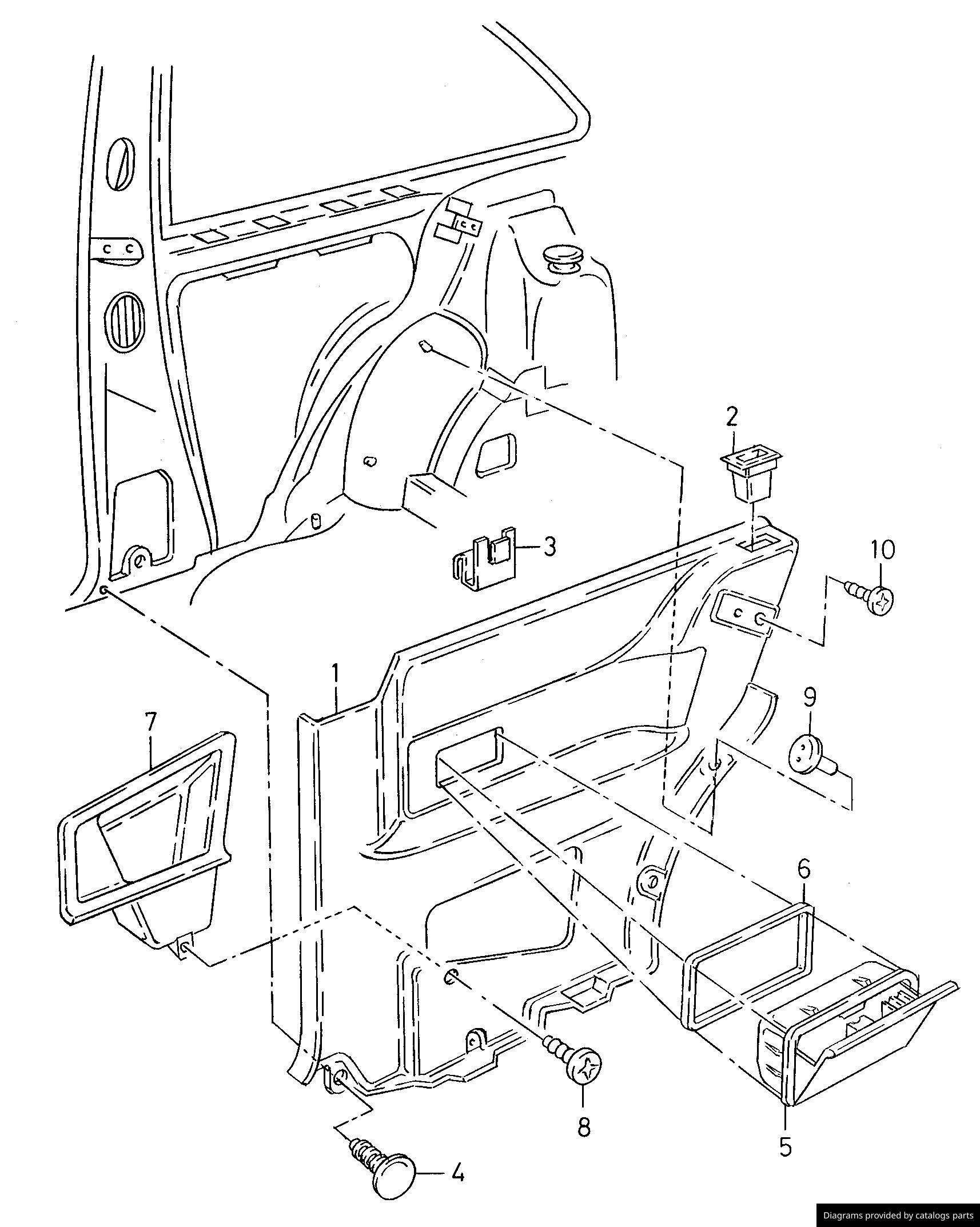 Car part diagram