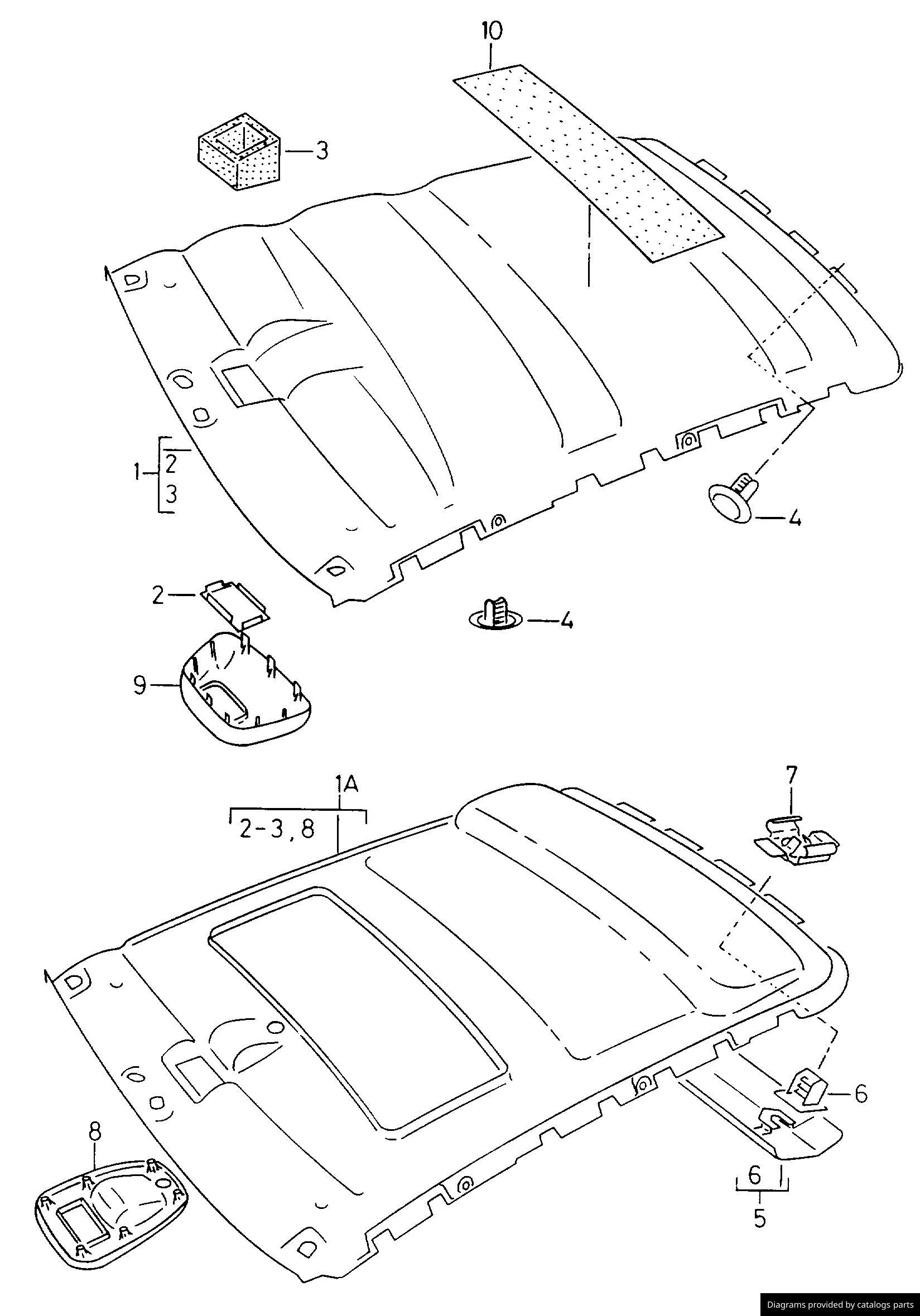 Car part diagram