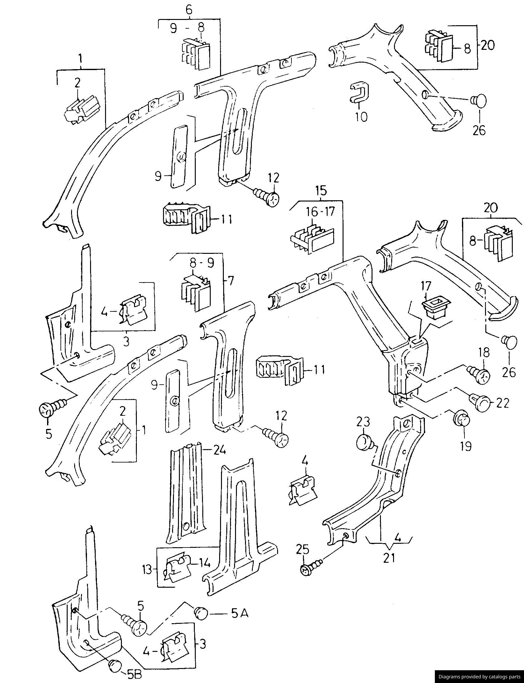 Car part diagram