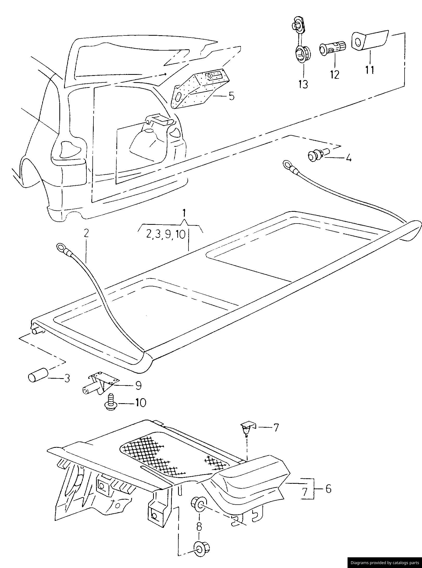 Car part diagram
