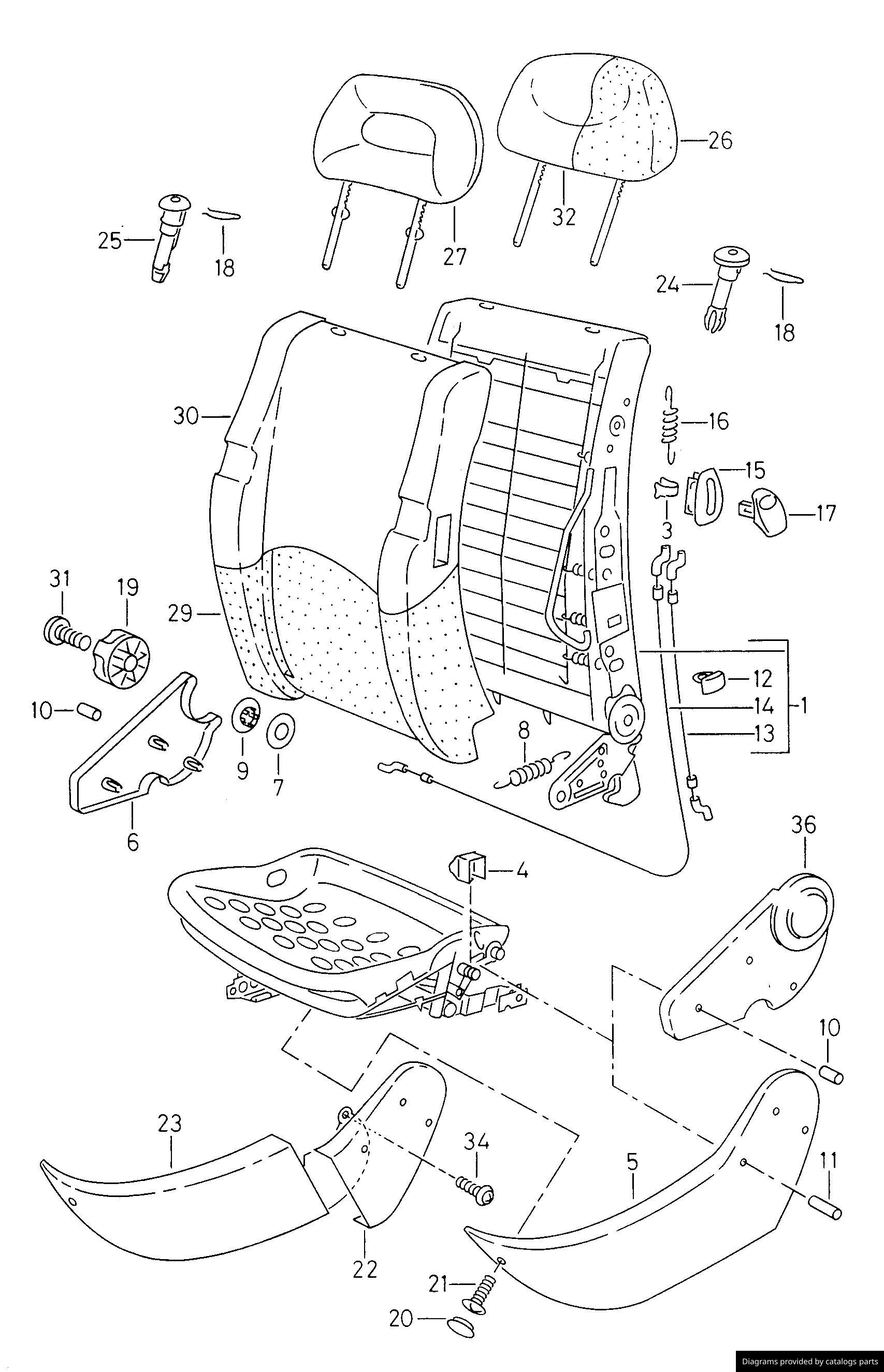 Car part diagram