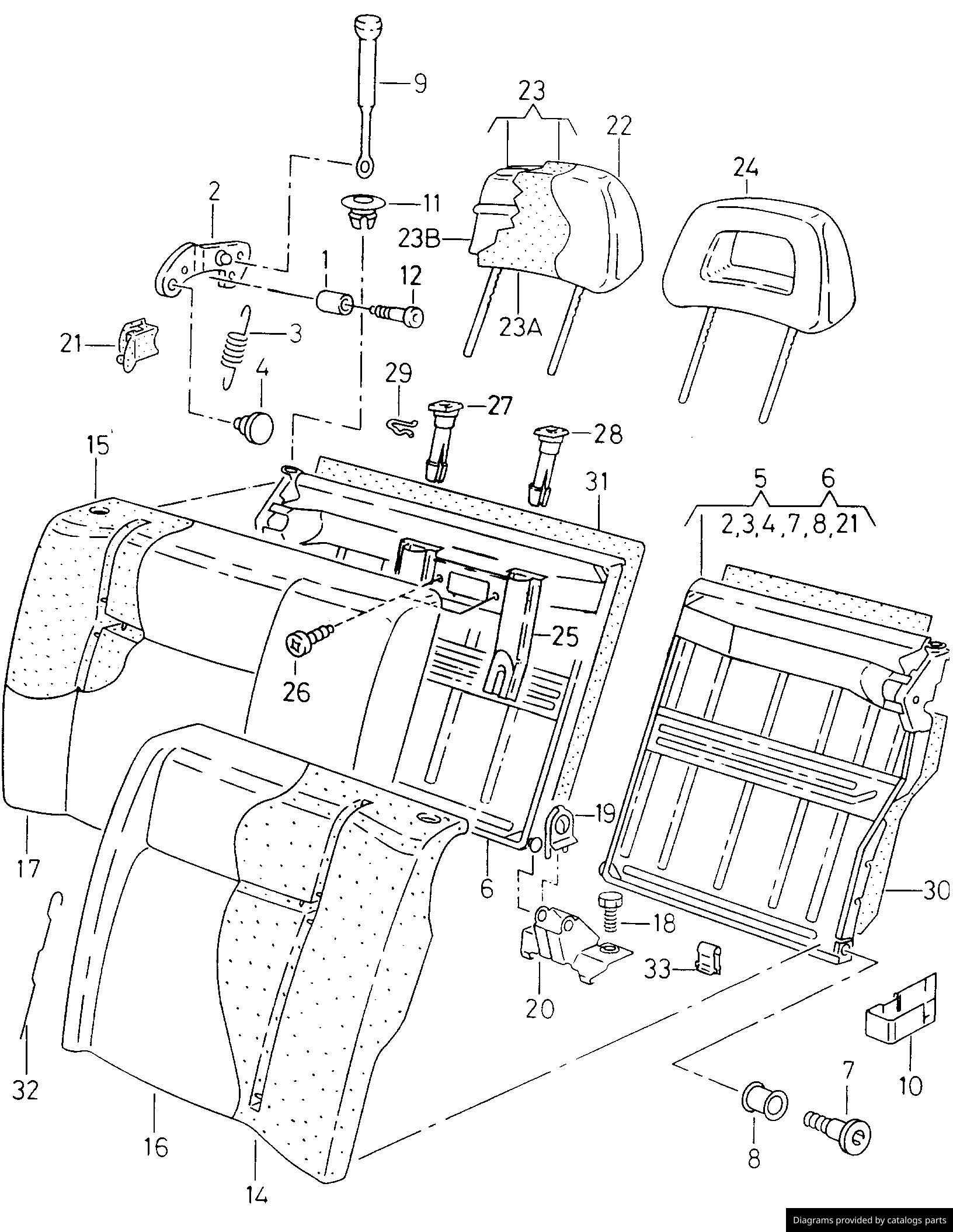 Car part diagram