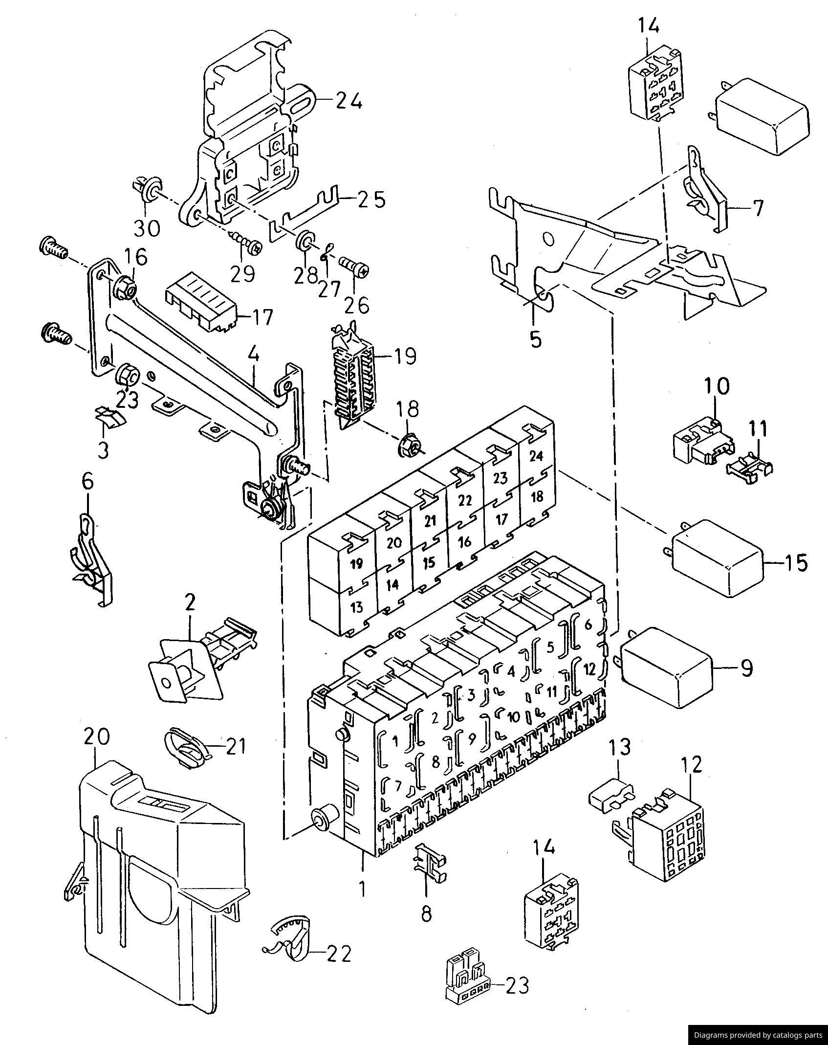 Car part diagram