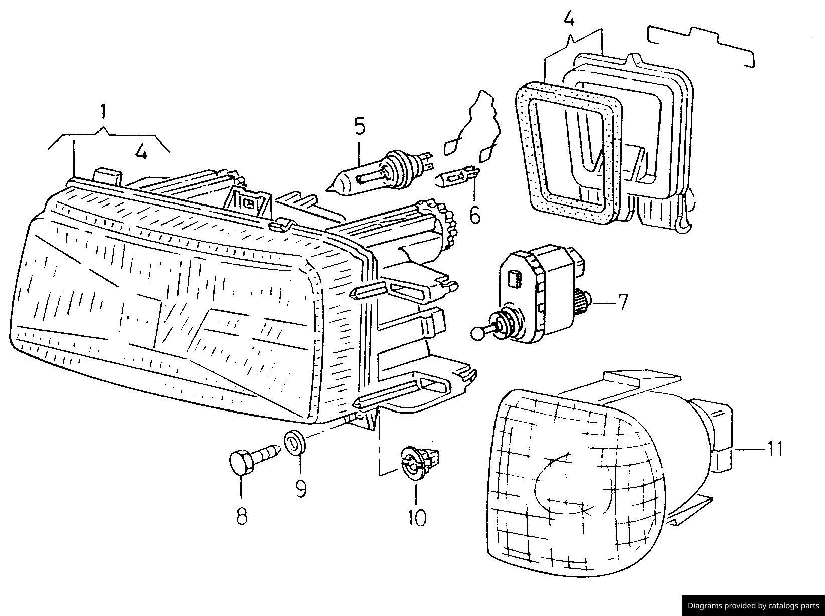 Car part diagram
