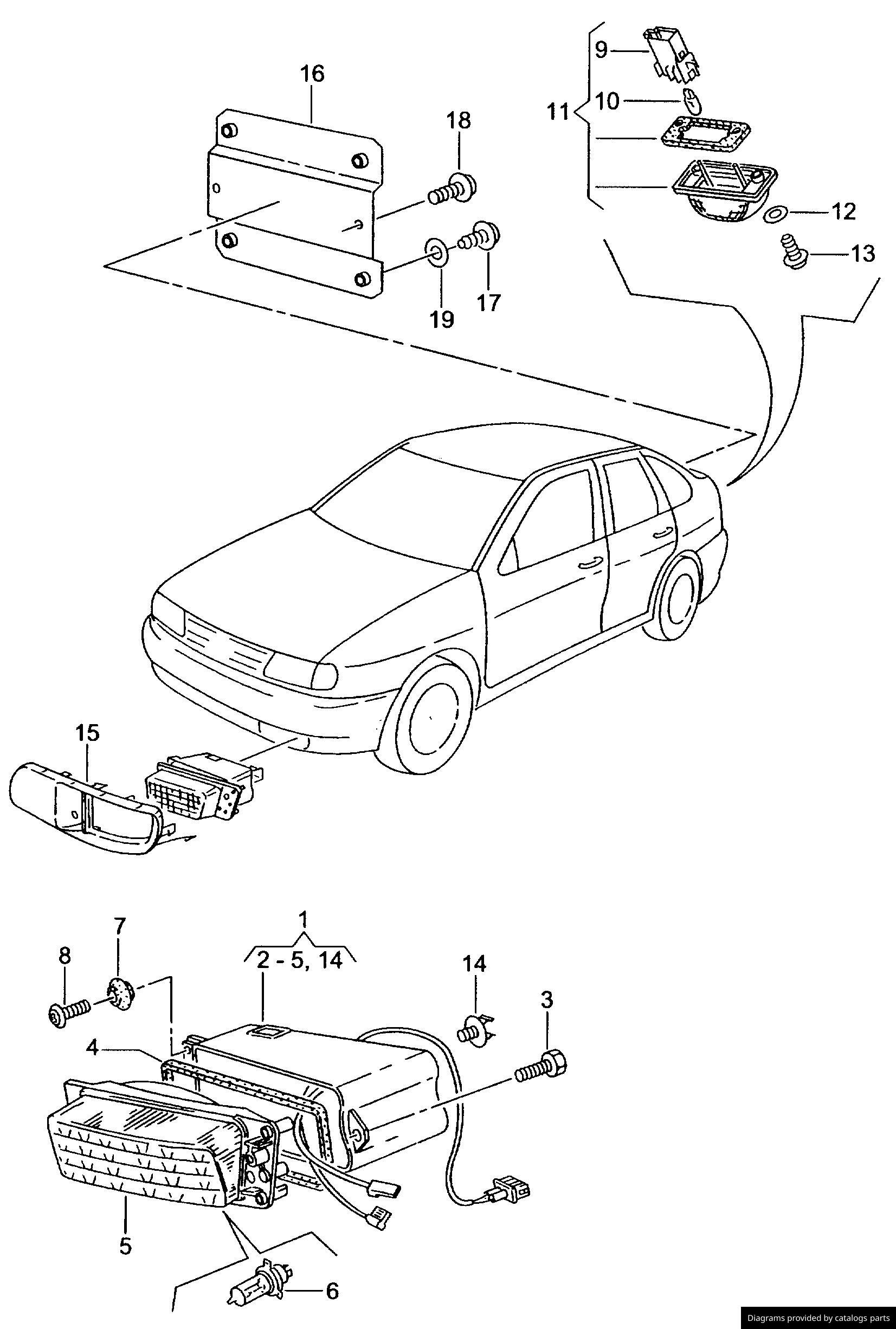 Car part diagram