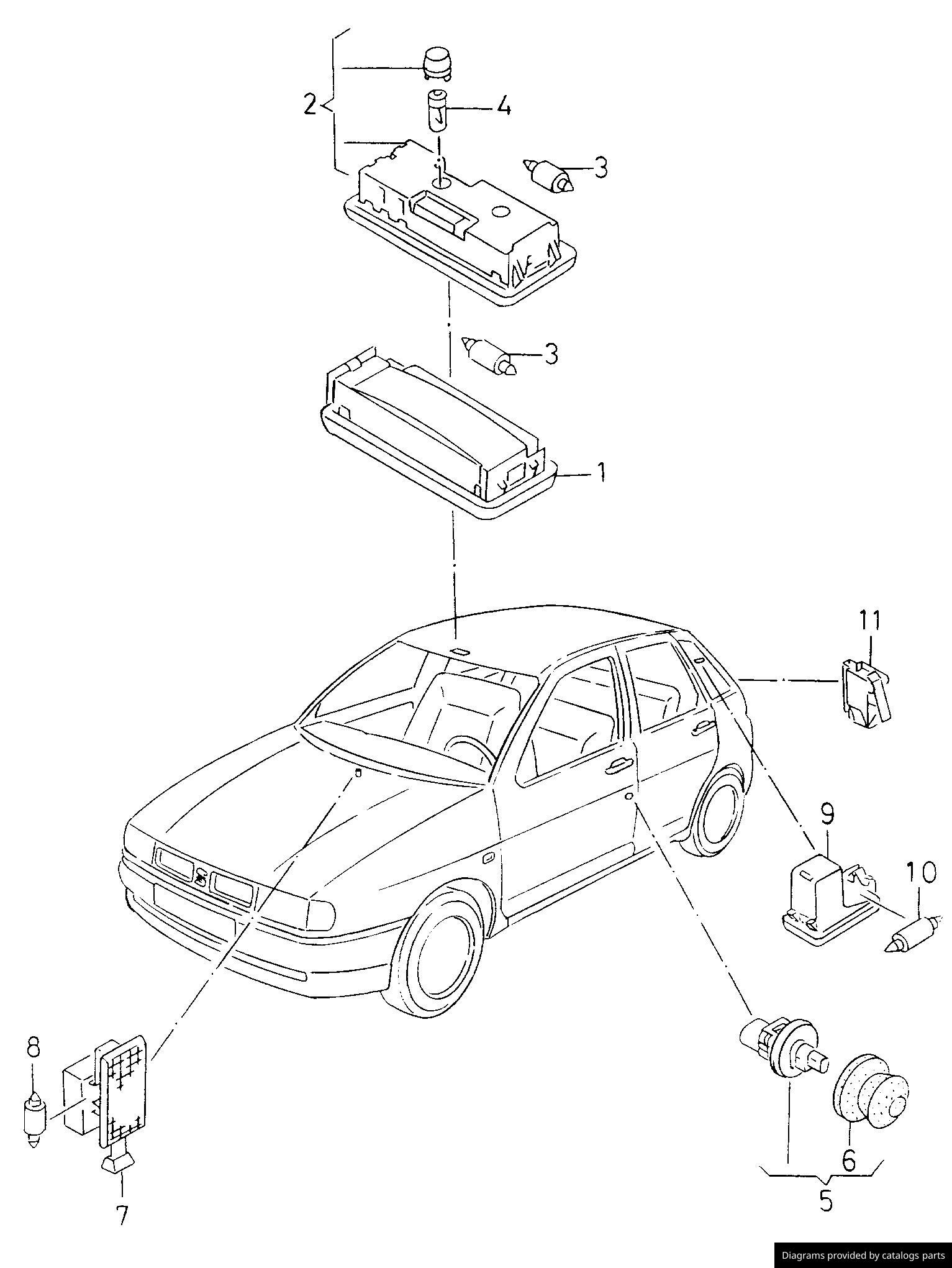 Car part diagram