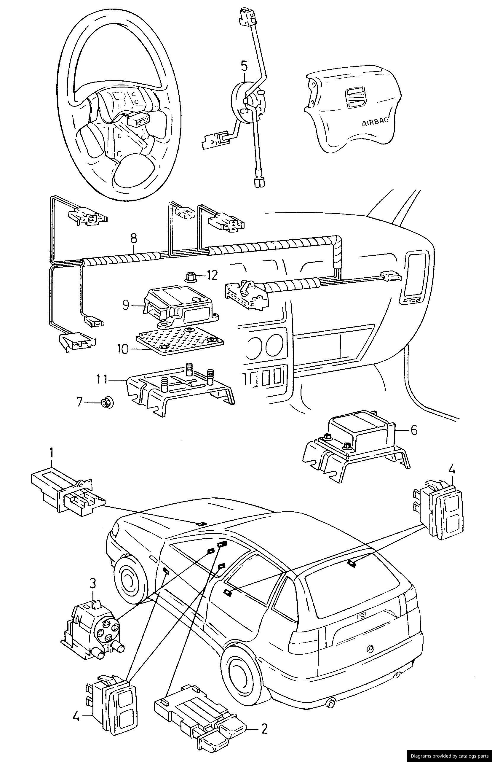 Car part diagram