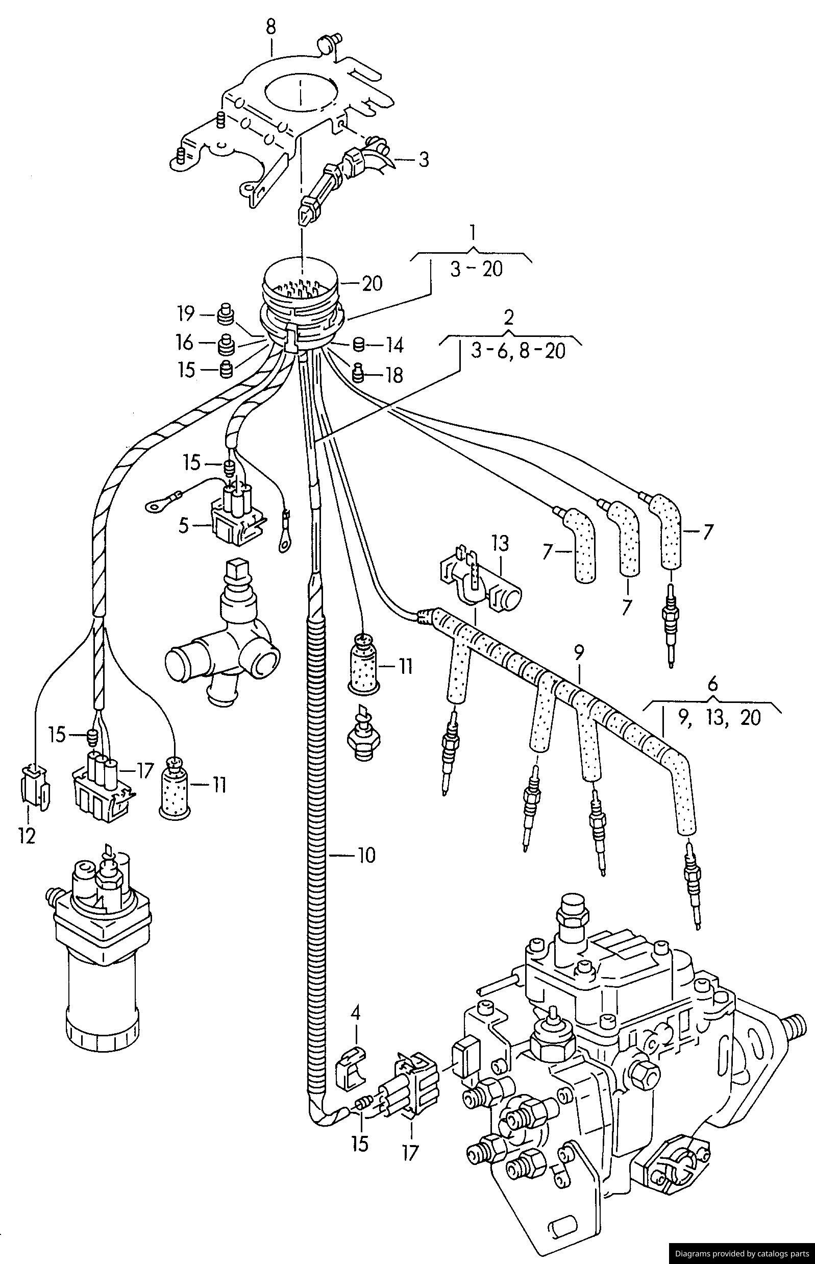 Car part diagram