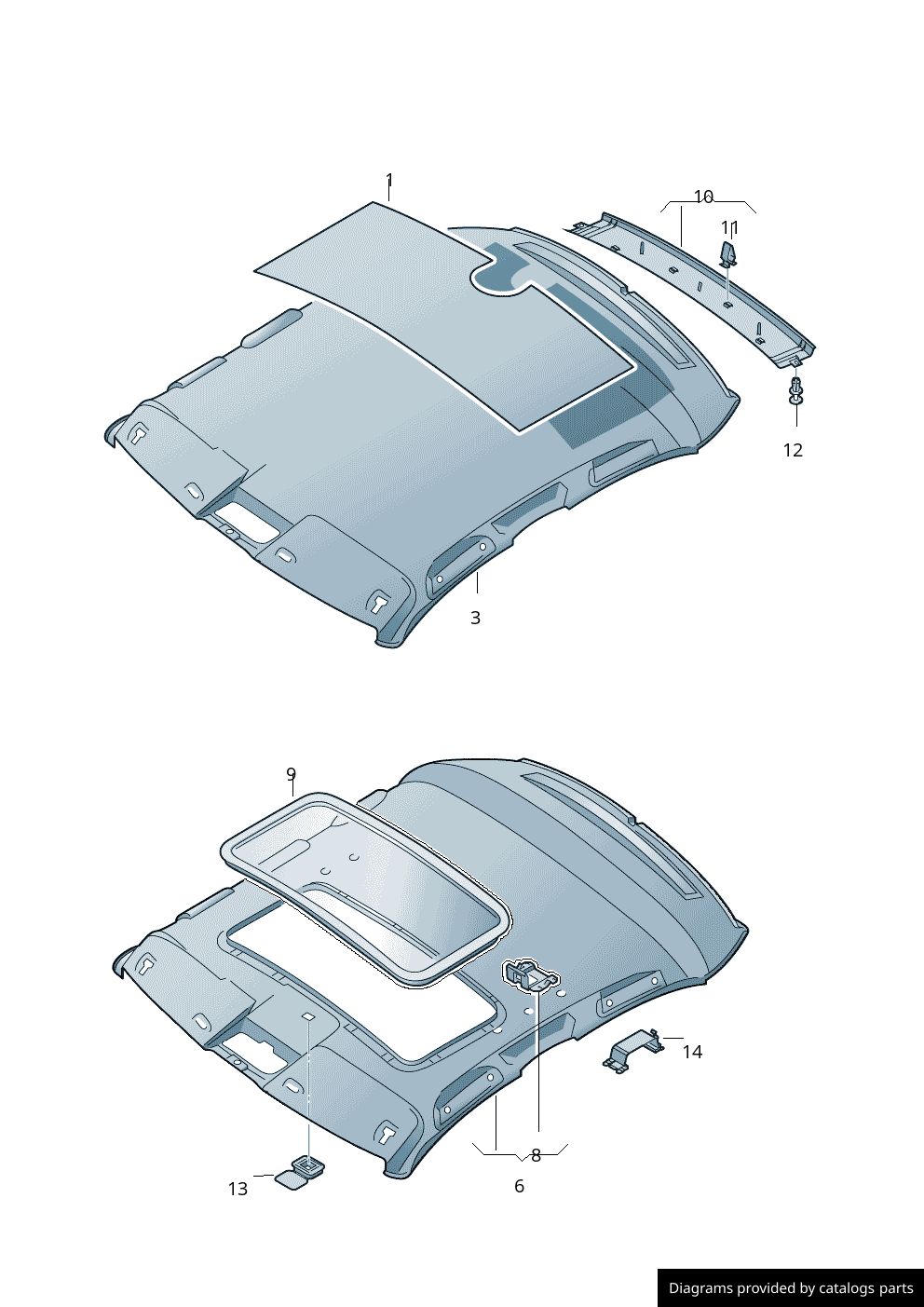 Car part diagram