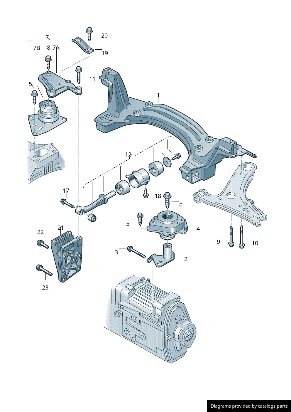 Car part diagram