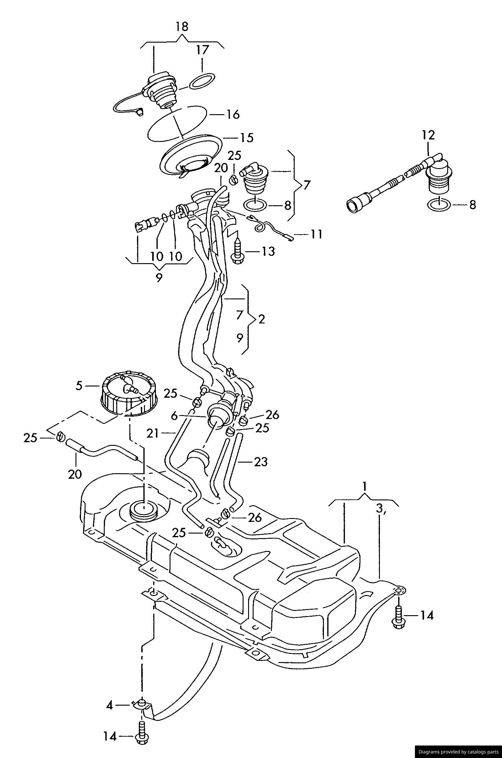 Car part diagram